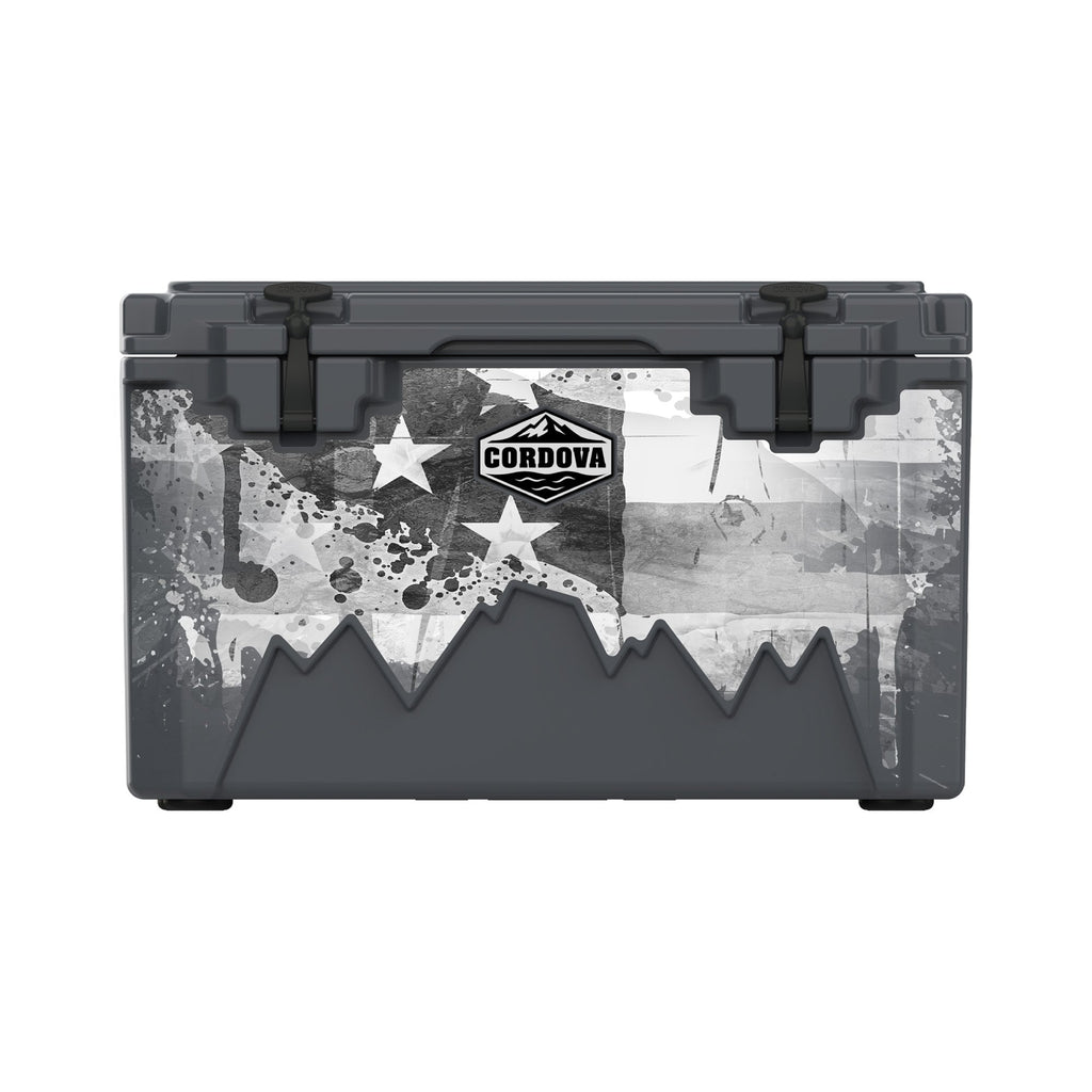American Flag Hard Cooler