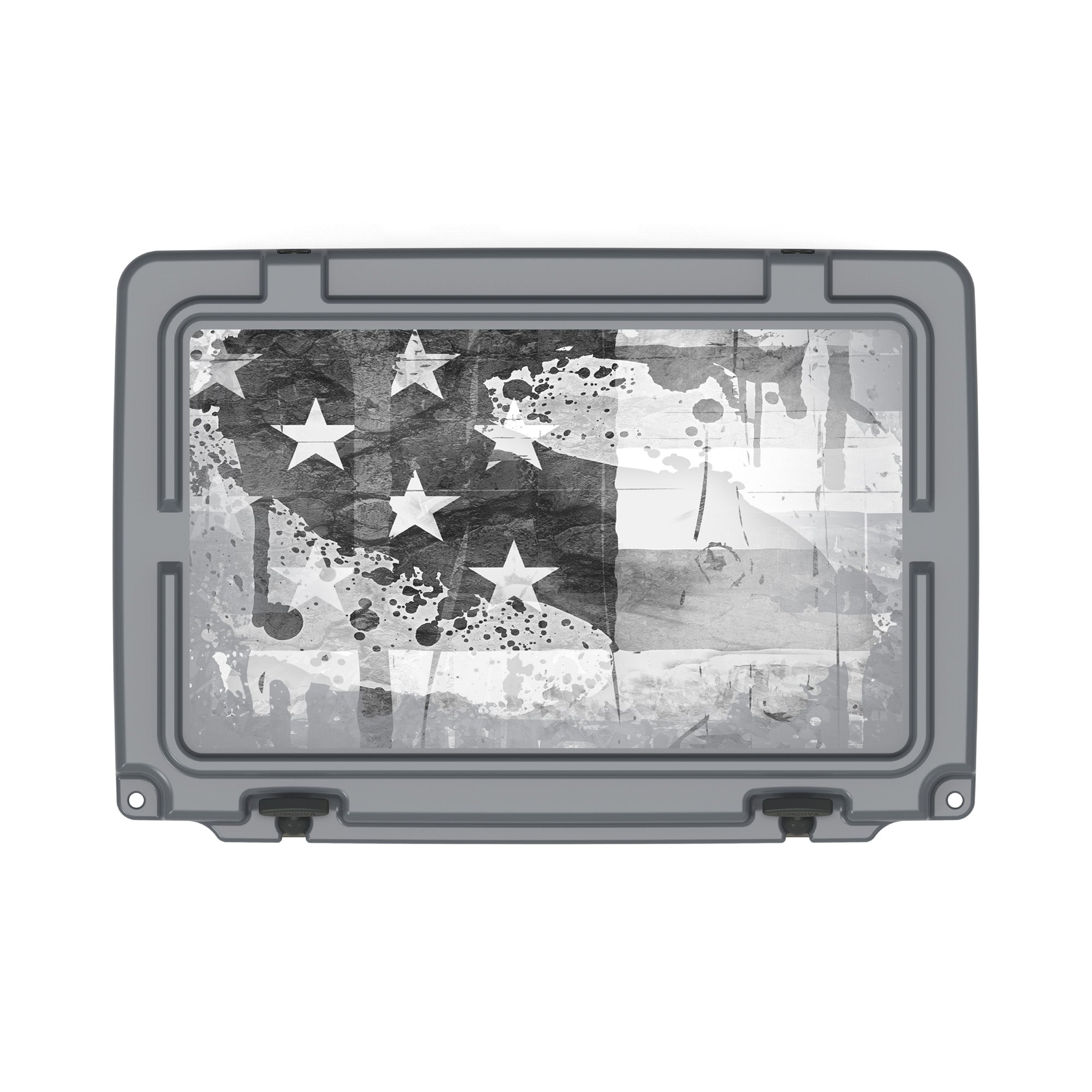 American Flag Hard Cooler