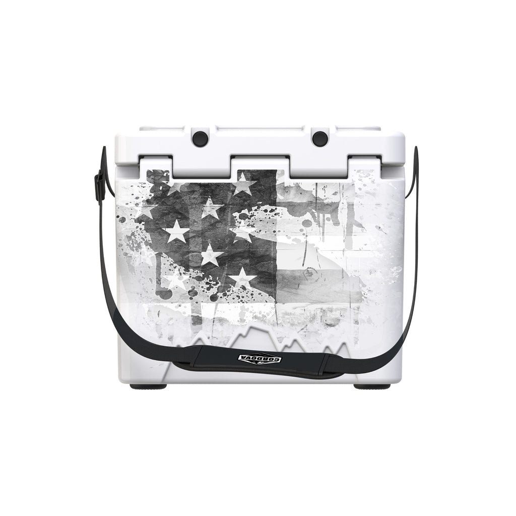 American Flag Hard Cooler