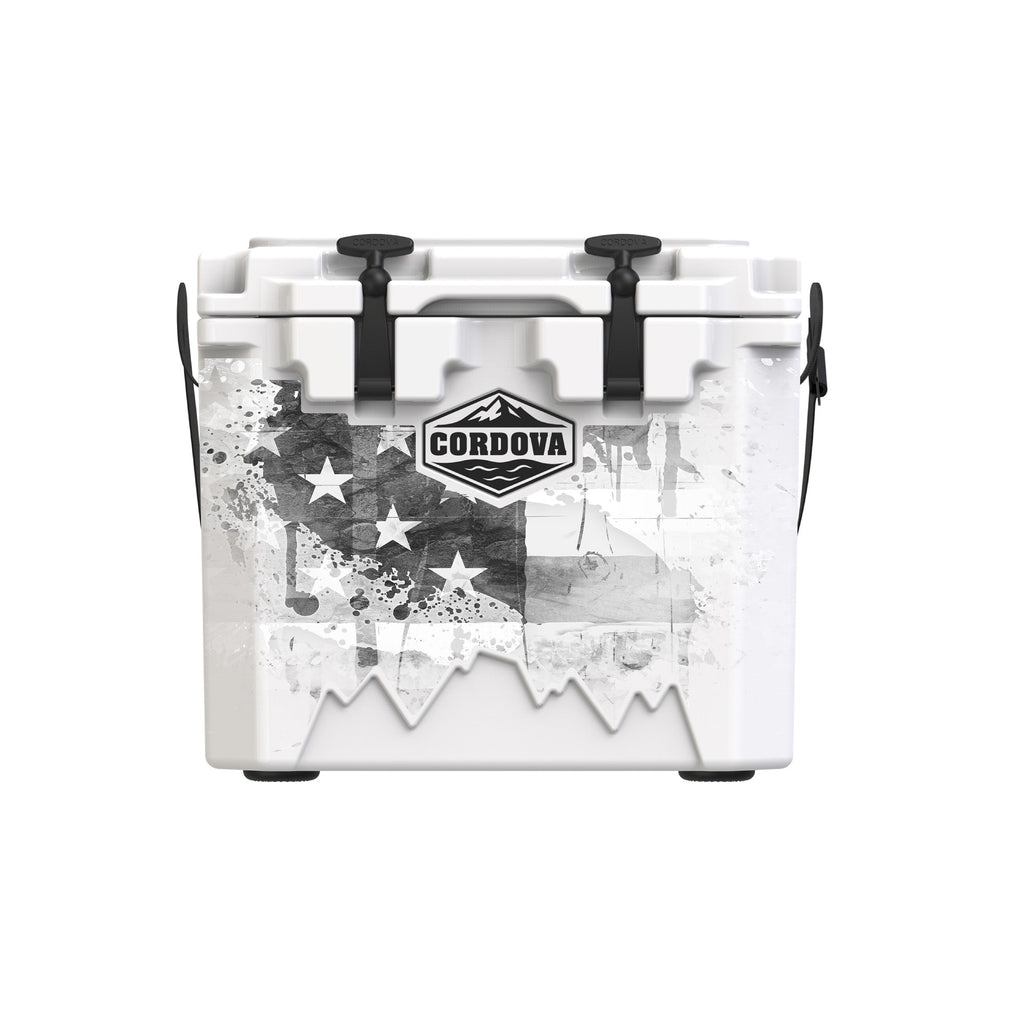 American Flag Hard Cooler