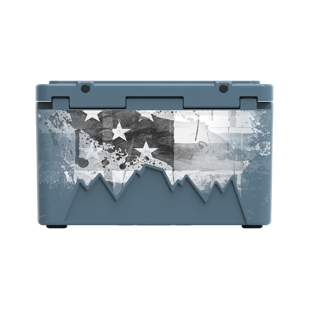 American Flag Hard Cooler