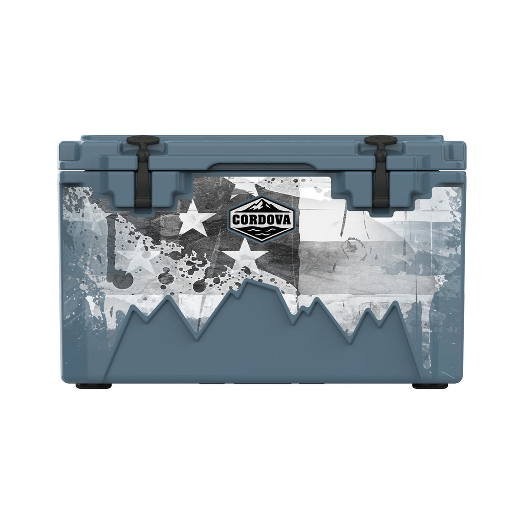 American Flag Hard Cooler