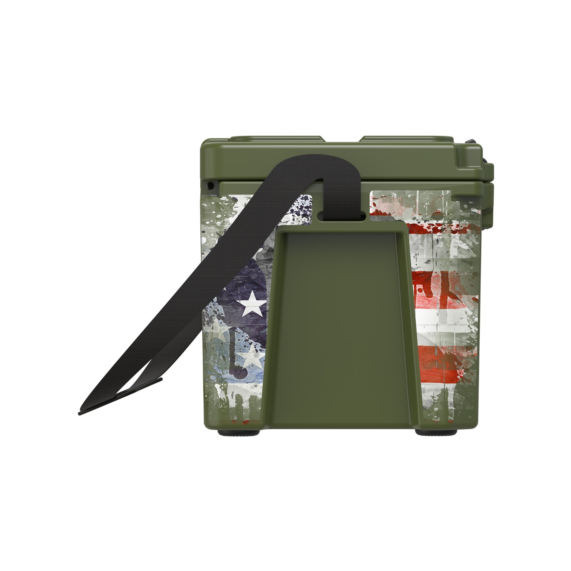 American Flag Hard Cooler