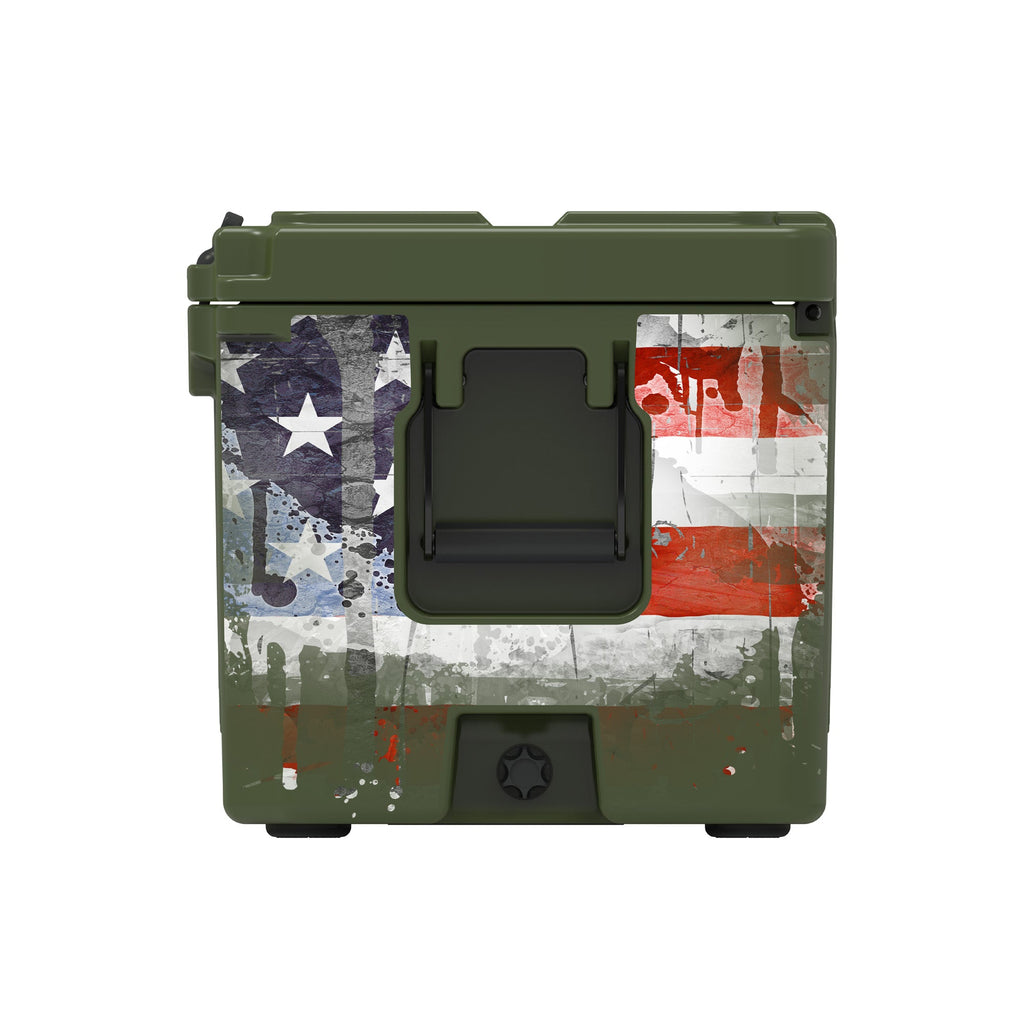 American Flag Hard Cooler