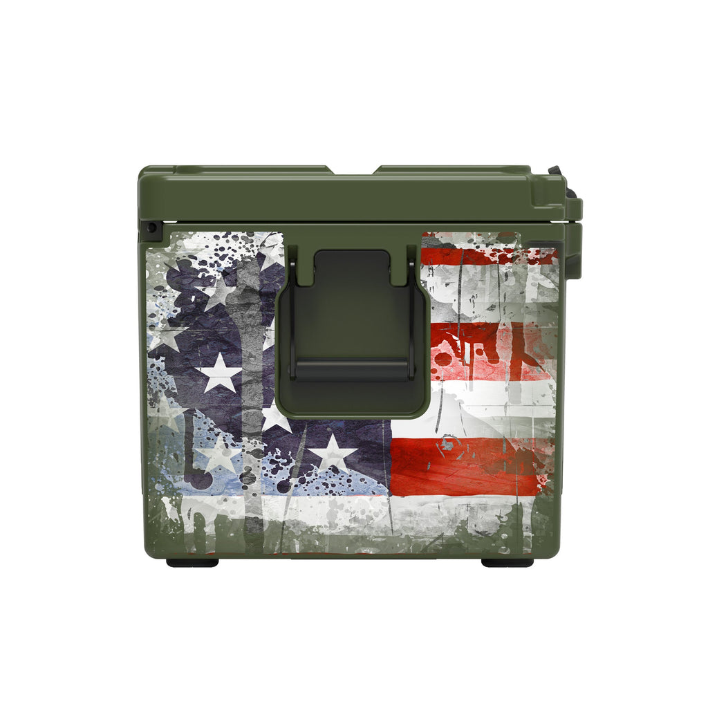 American Flag Hard Cooler