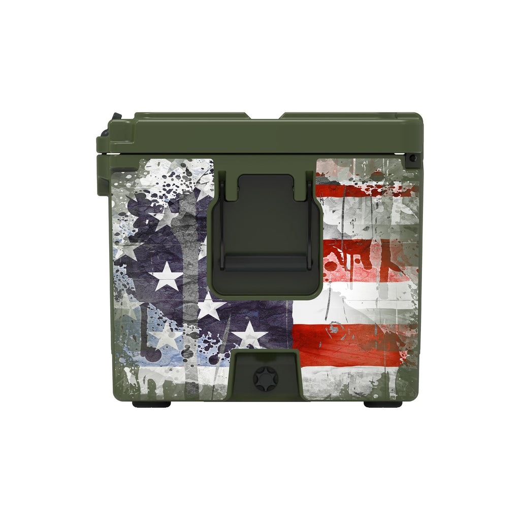 American Flag Hard Cooler