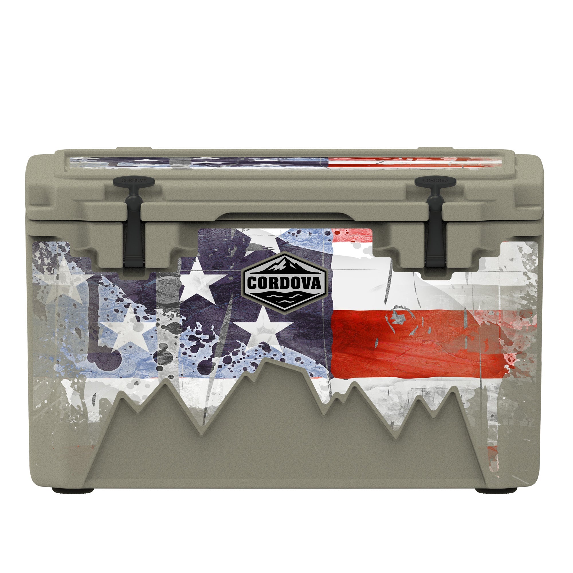 American Flag Hard Cooler