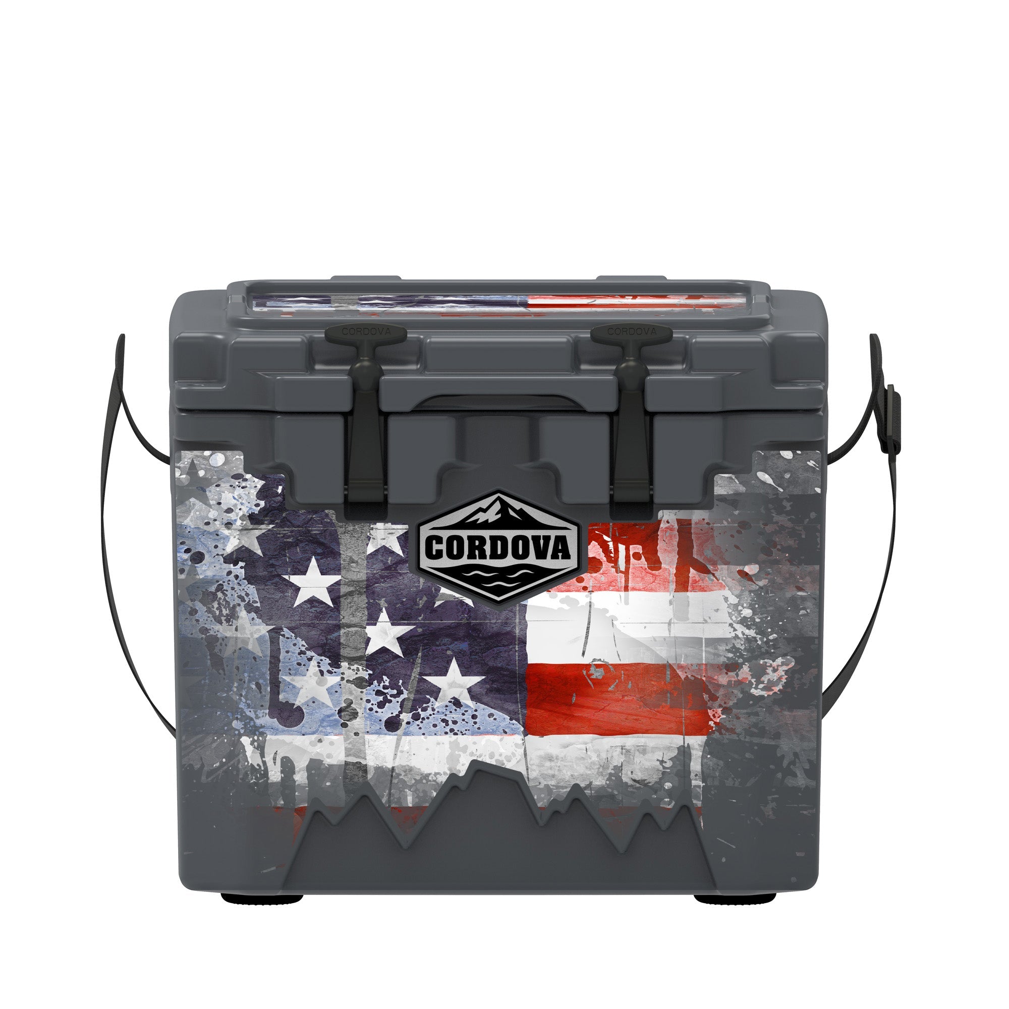 American Flag Hard Cooler