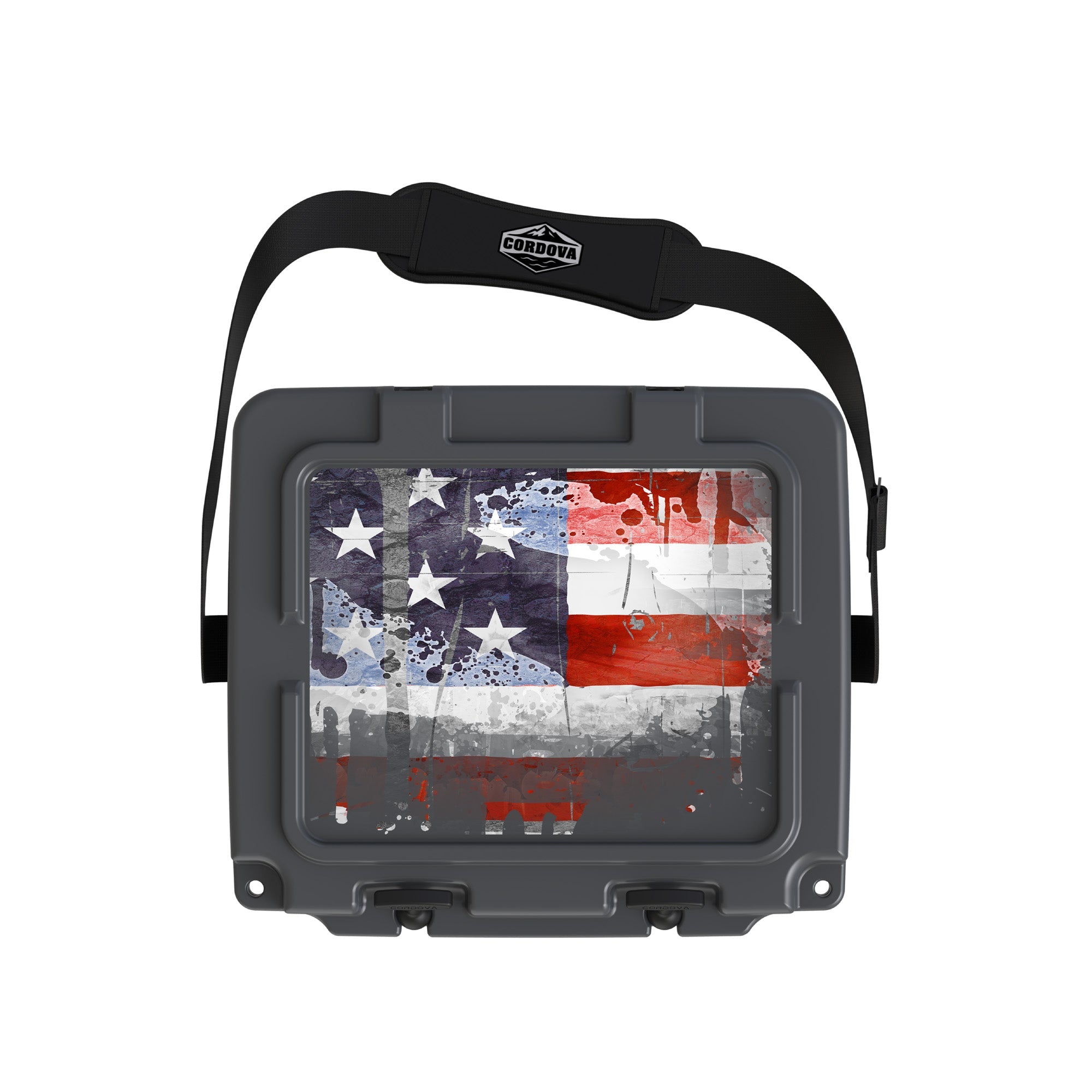 American Flag Hard Cooler