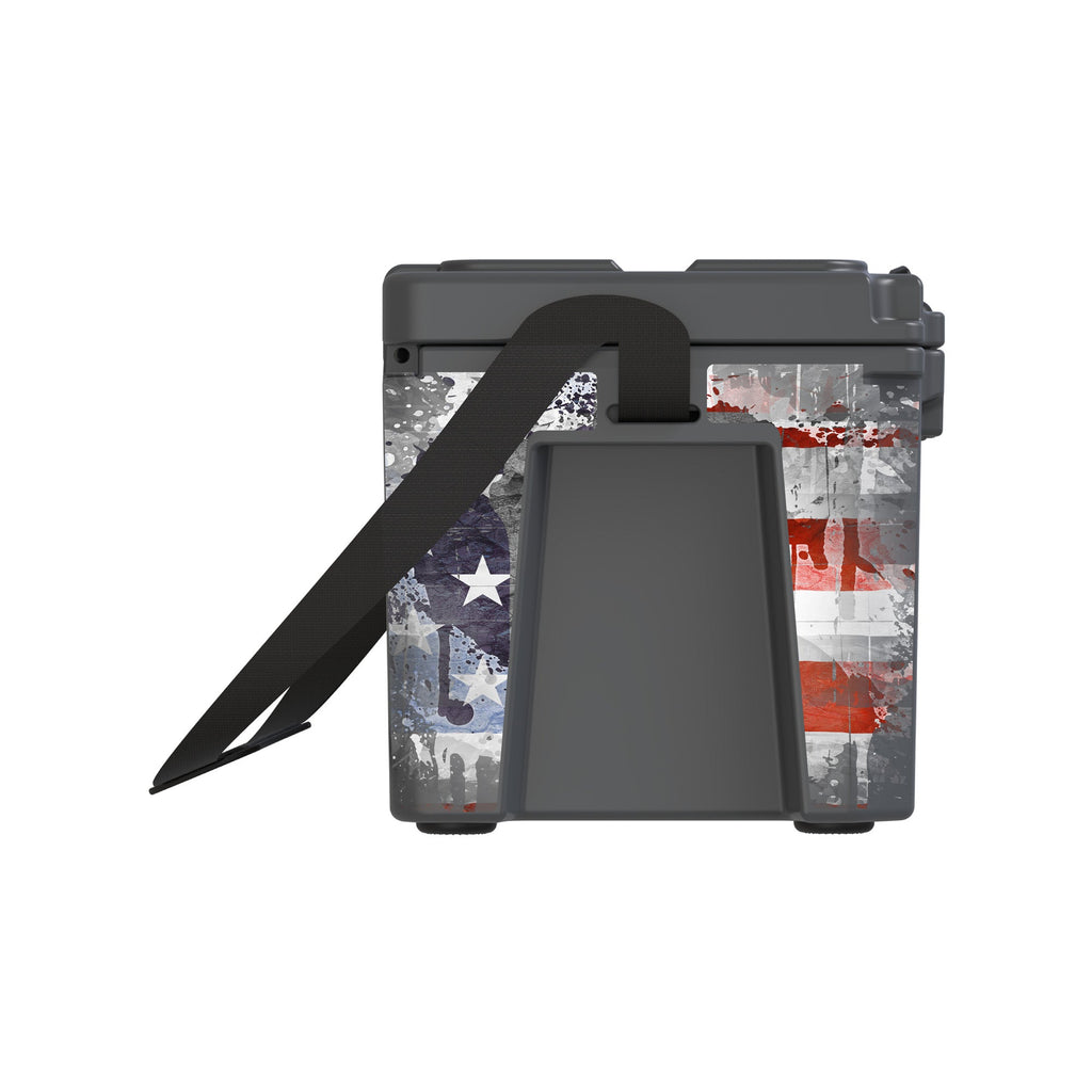 American Flag Hard Cooler