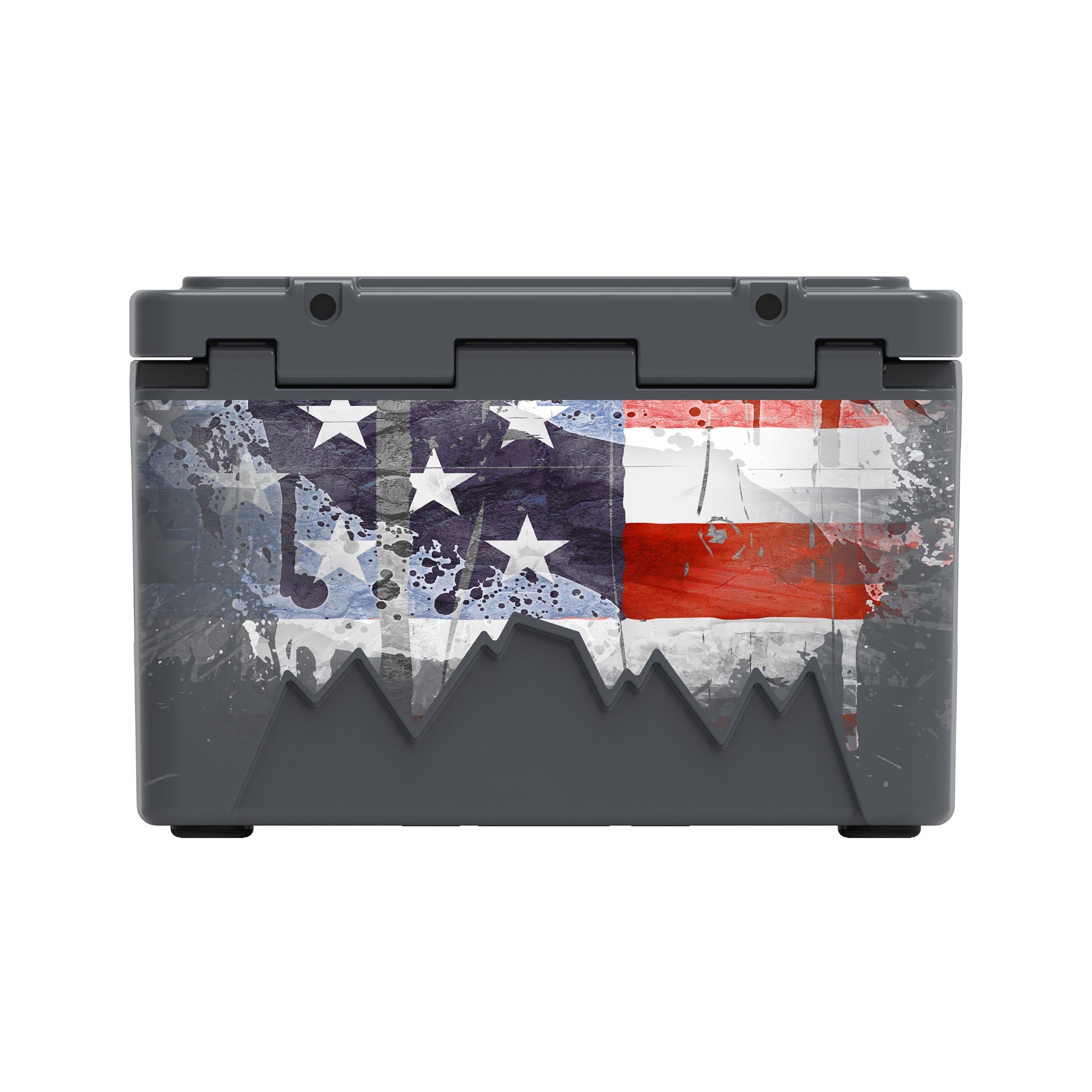 American Flag Hard Cooler