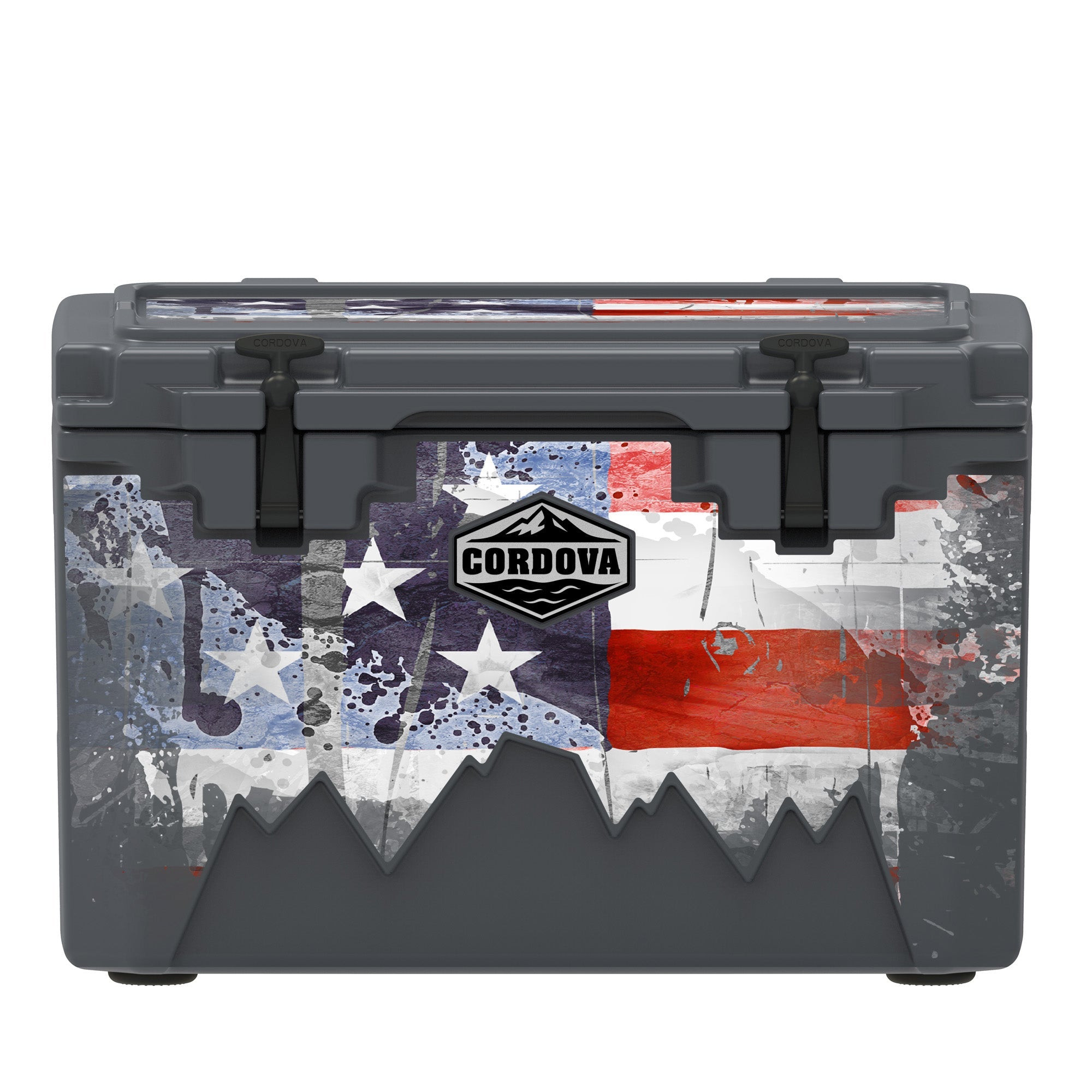 American Flag Hard Cooler