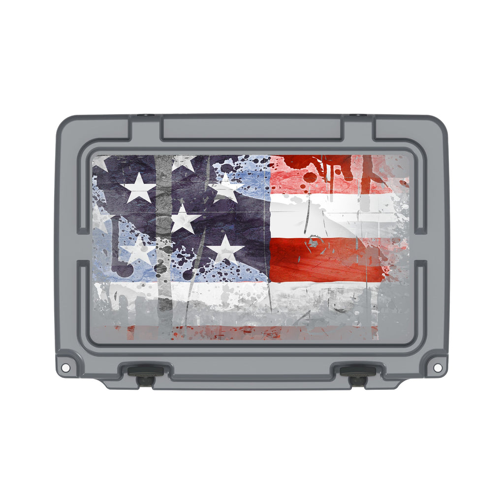 American Flag Hard Cooler