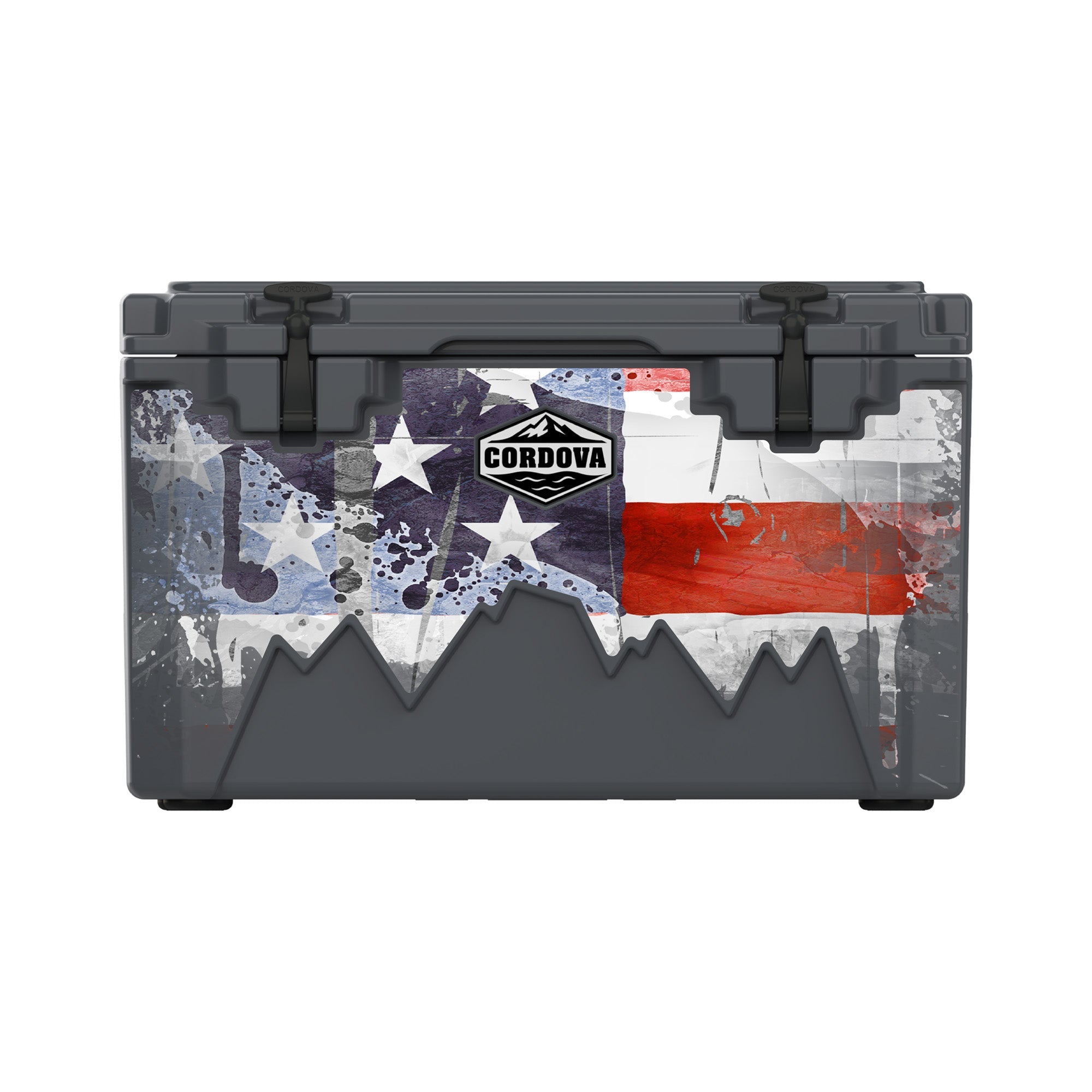 American Flag Hard Cooler