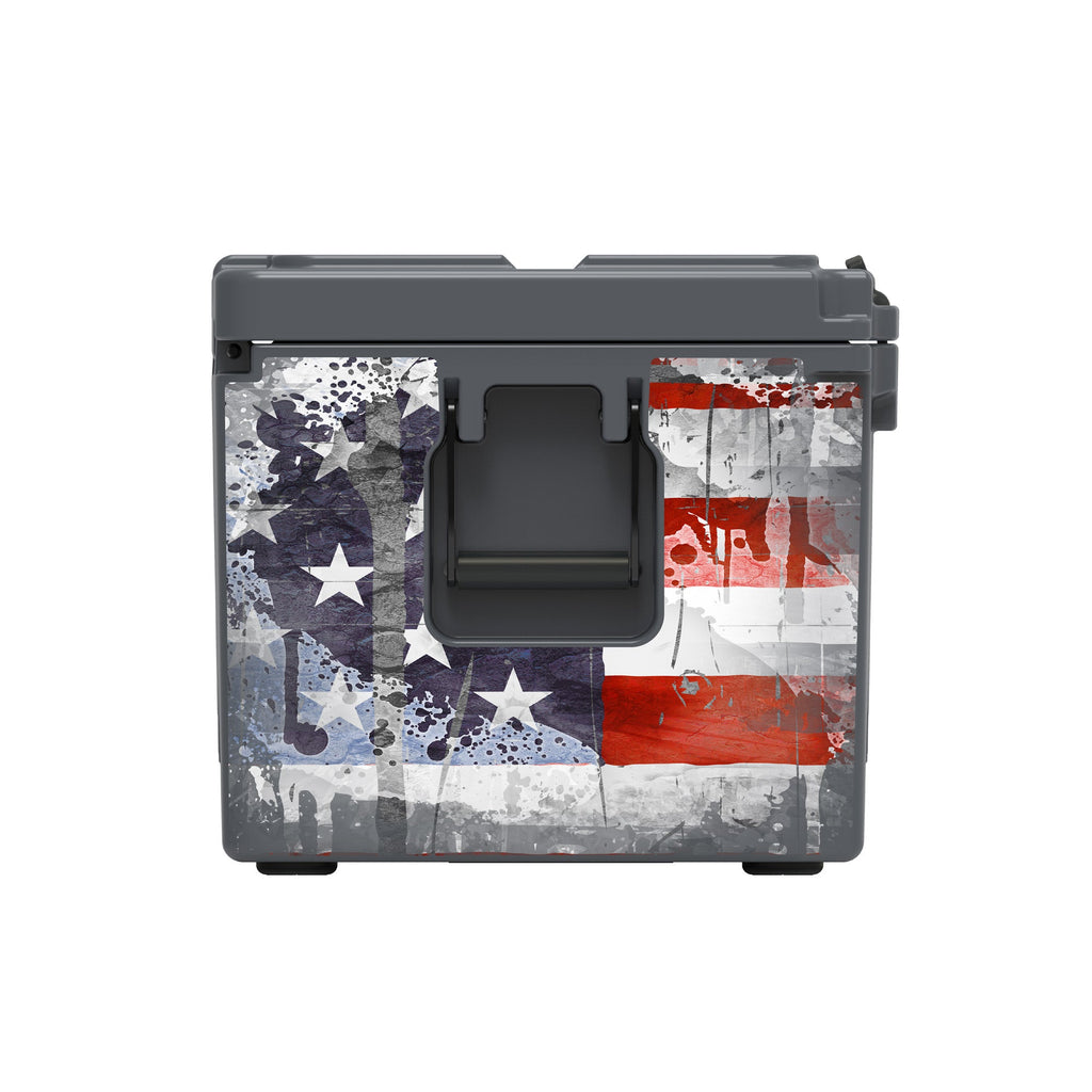 American Flag Hard Cooler