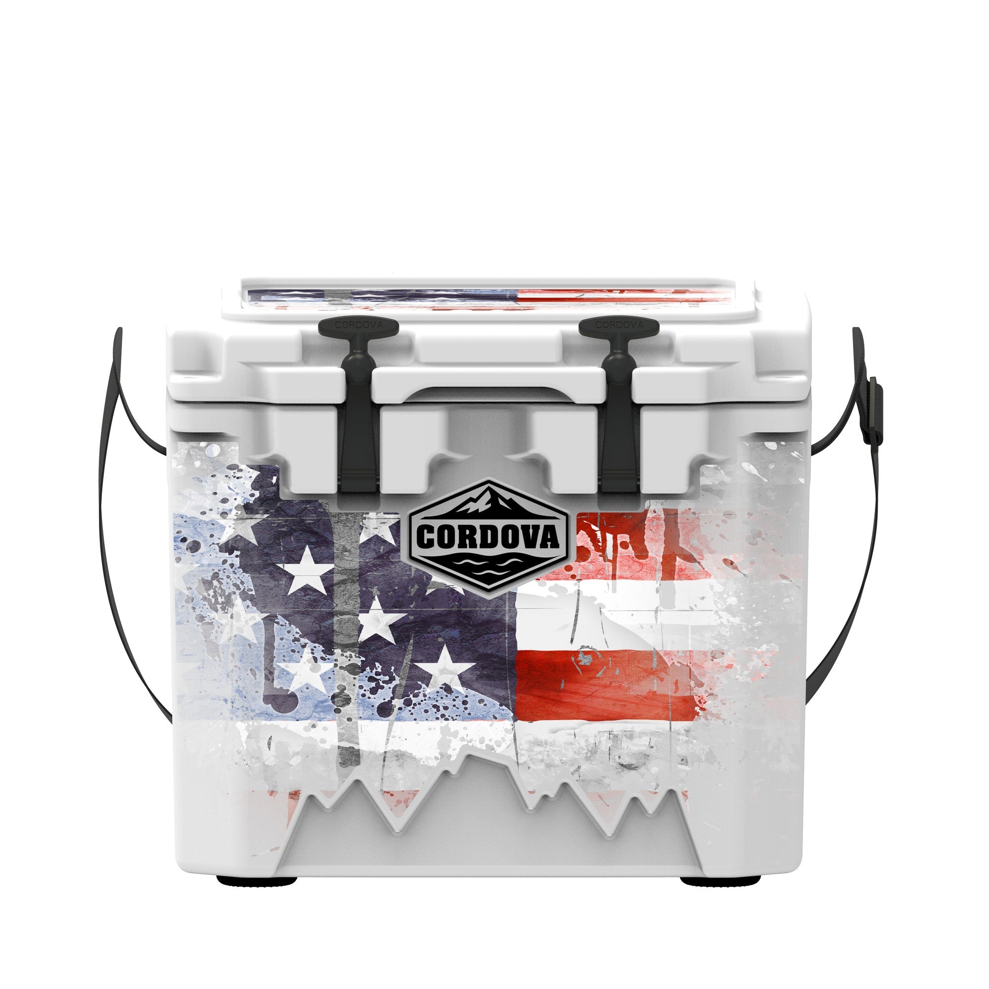 American Flag Hard Cooler