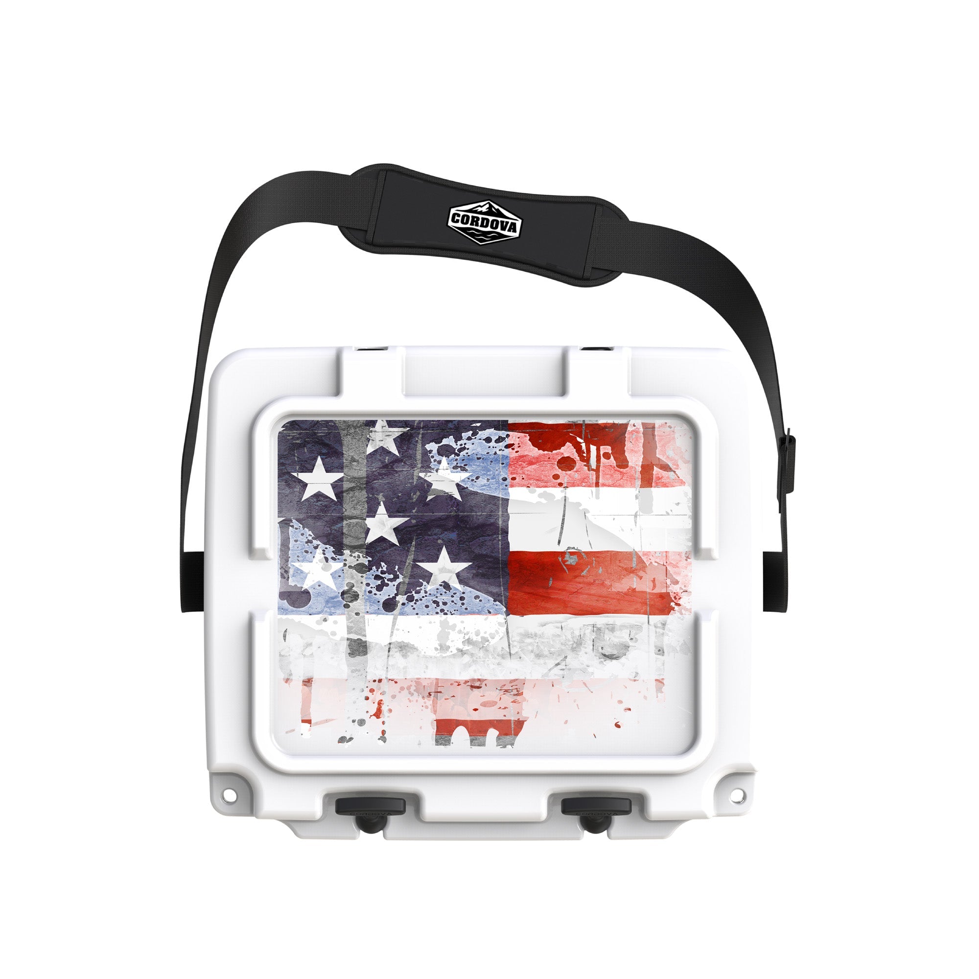 American Flag Hard Cooler