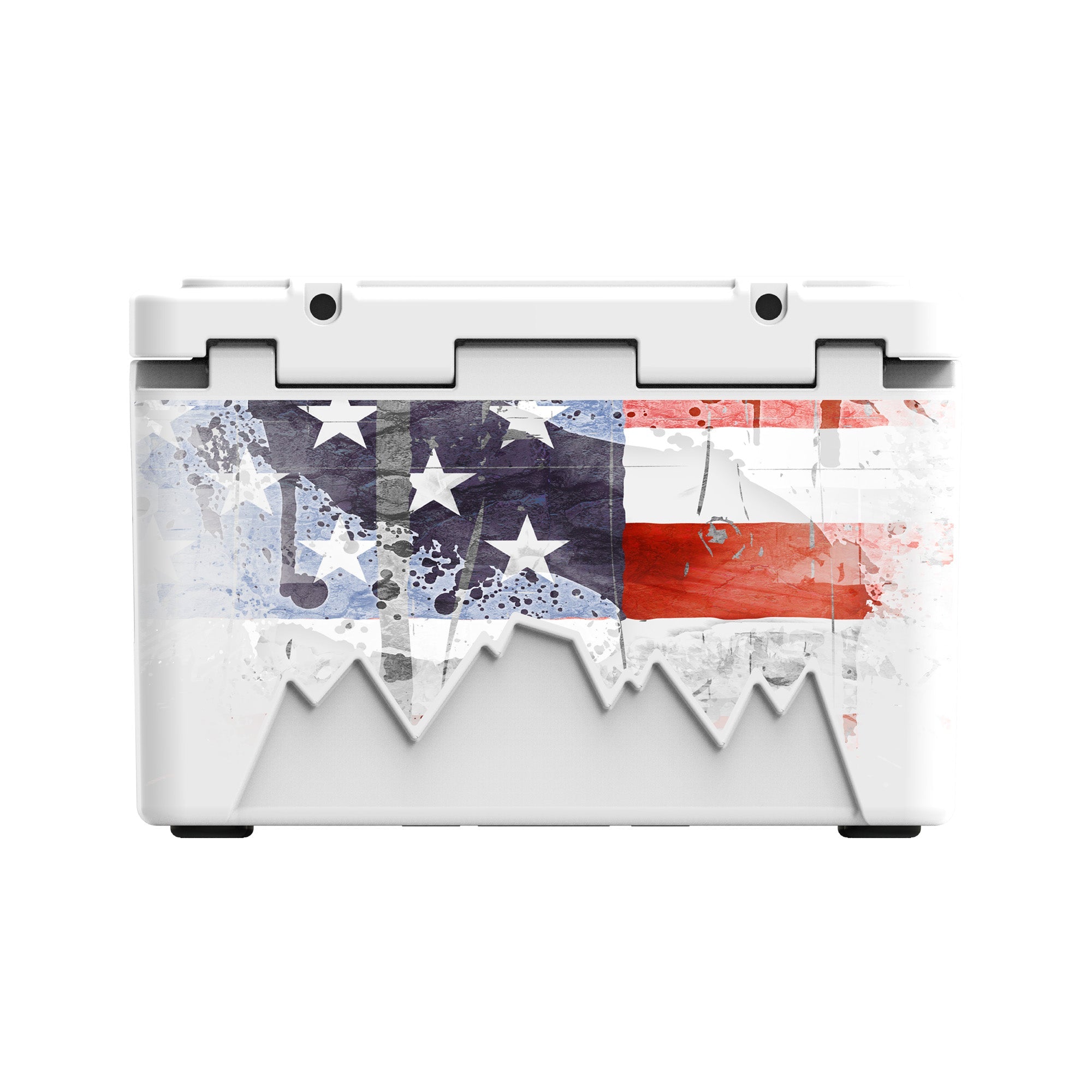 American Flag Hard Cooler