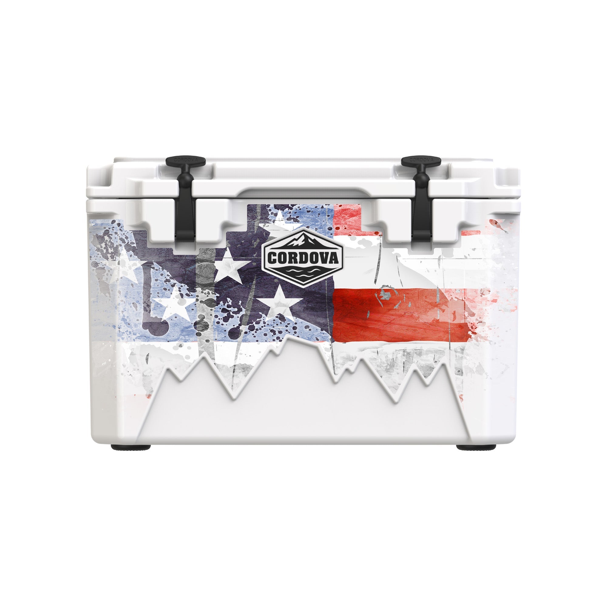 American Flag Hard Cooler