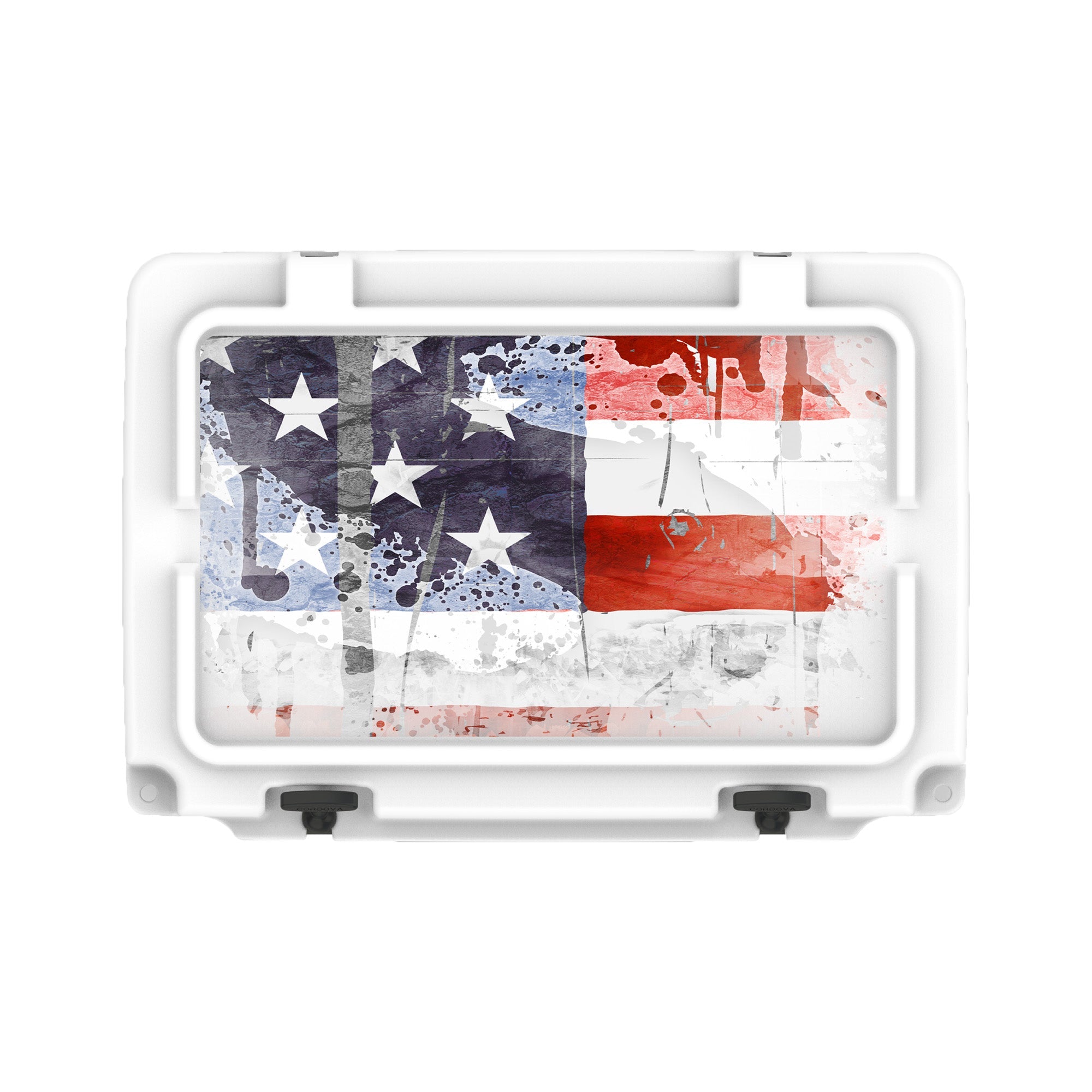 American Flag Hard Cooler