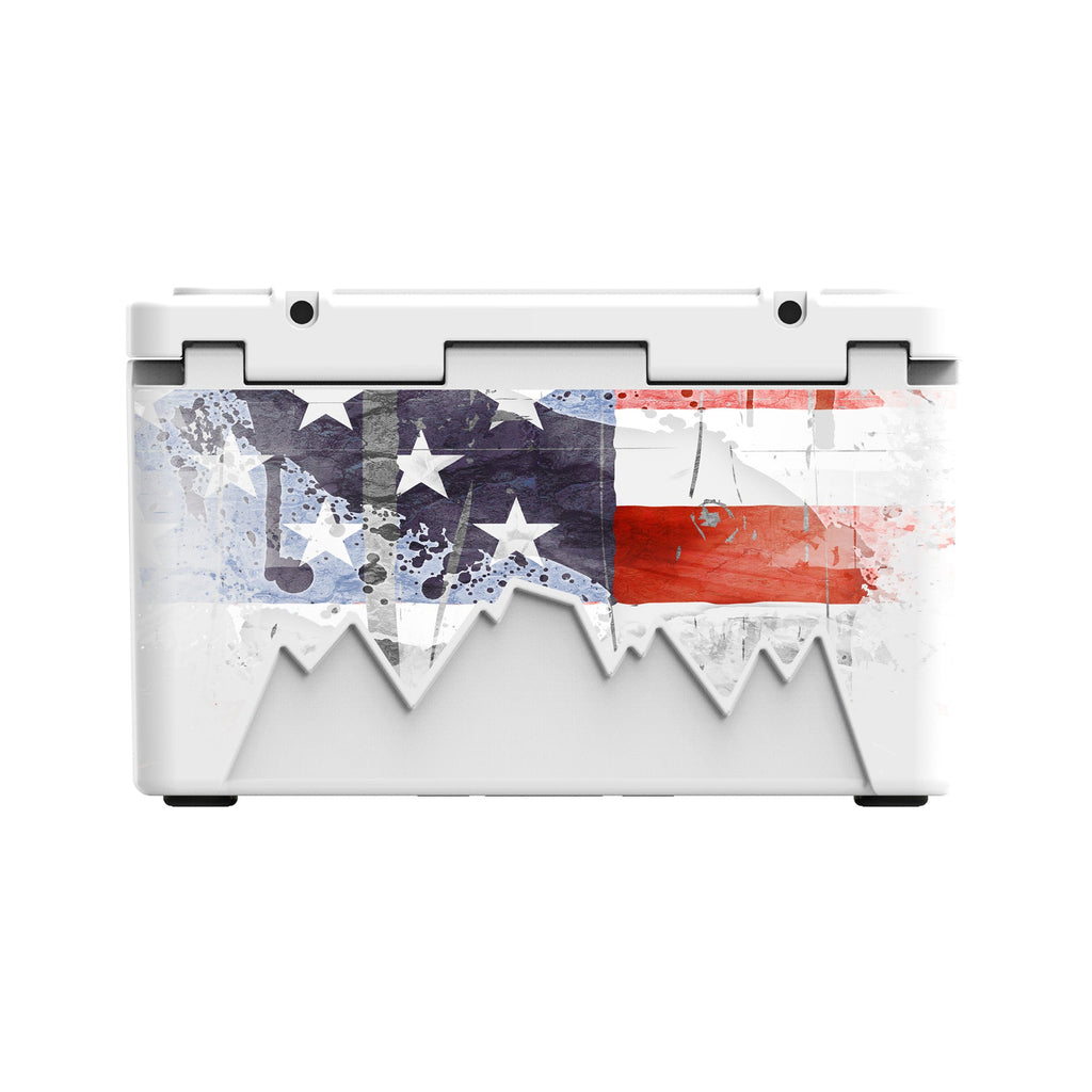 American Flag Hard Cooler