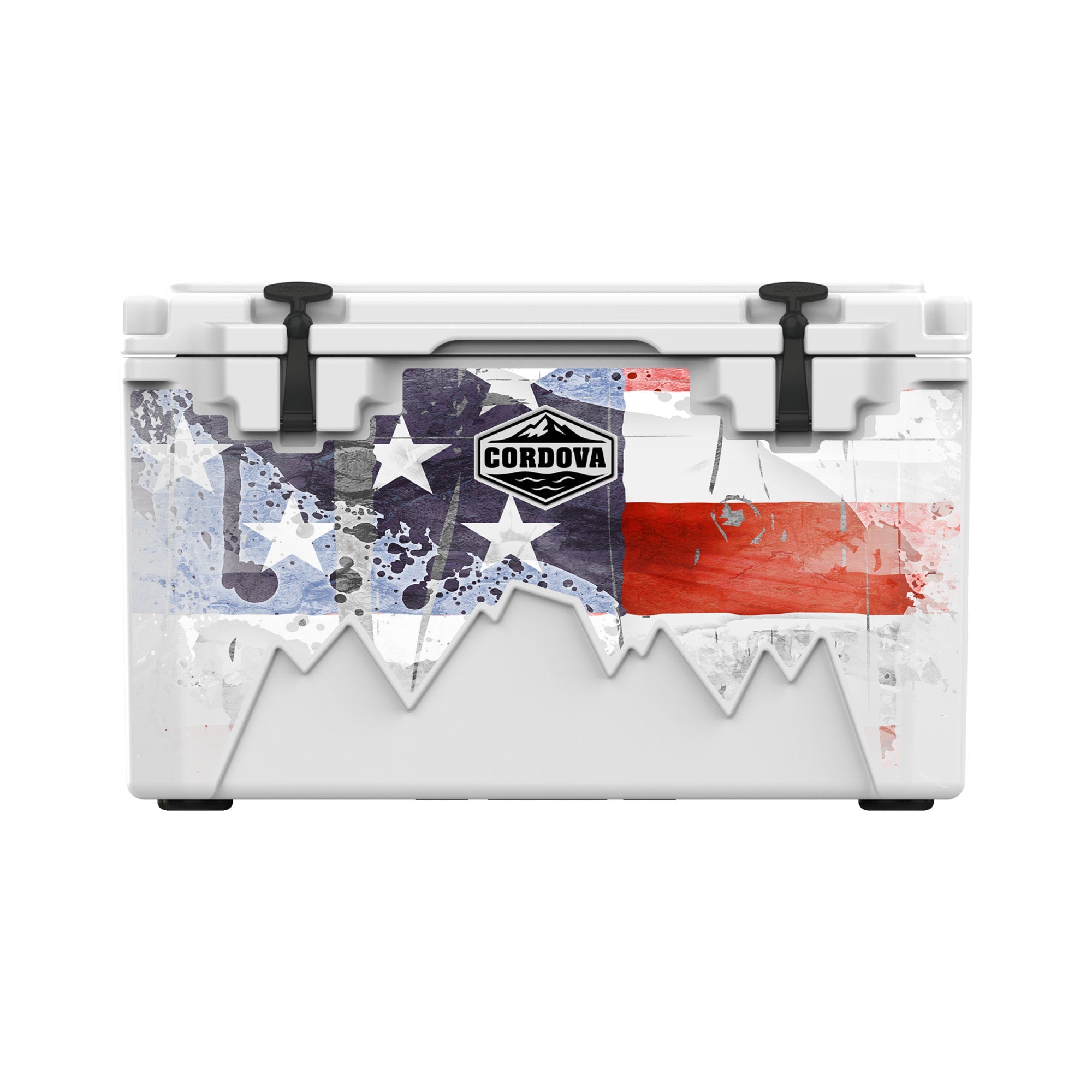 American Flag Hard Cooler