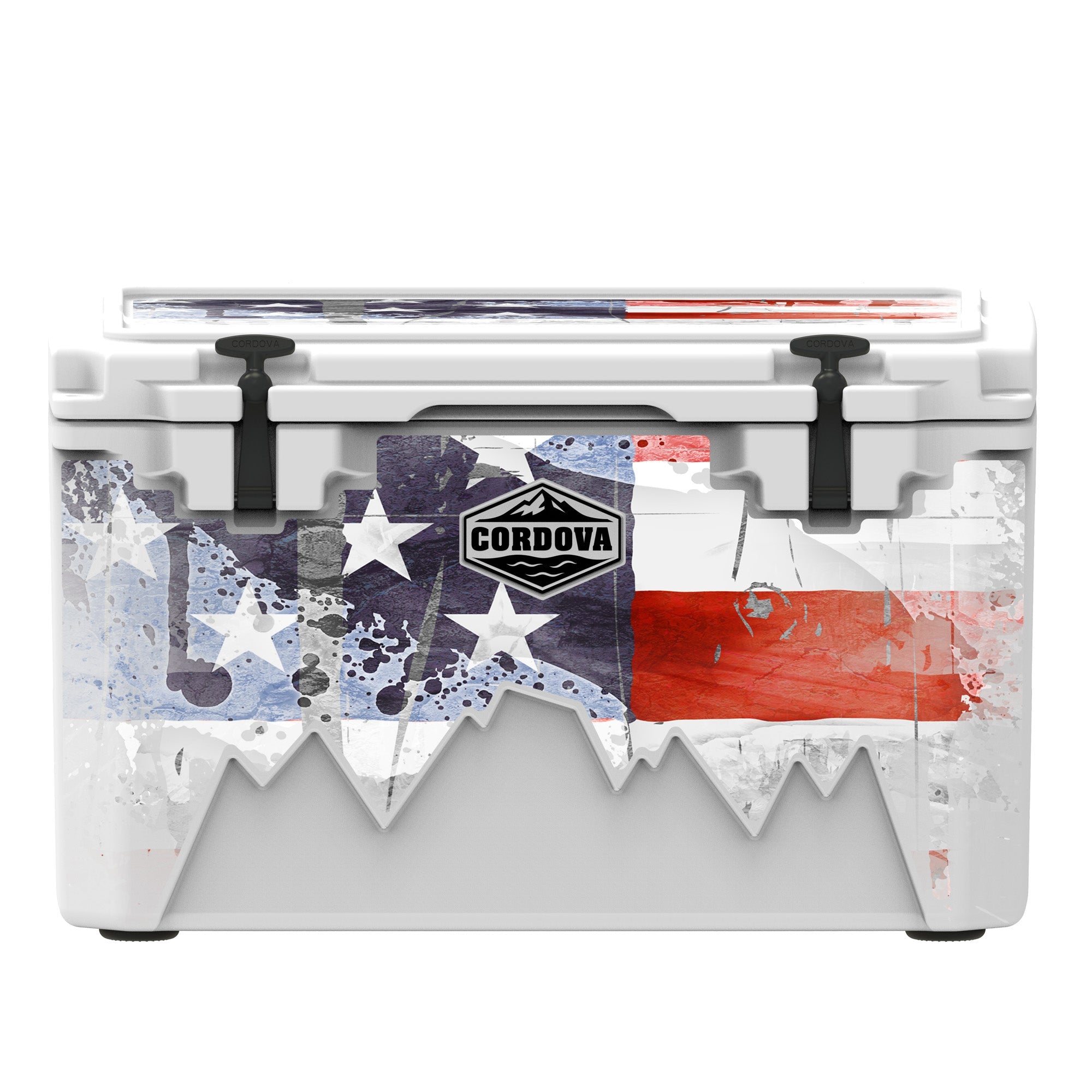 American Flag Hard Cooler