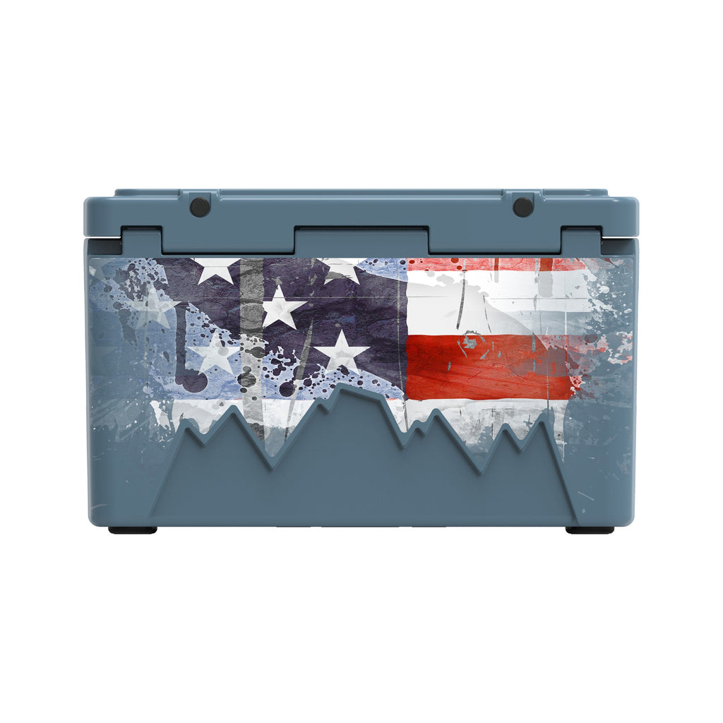 American Flag Hard Cooler