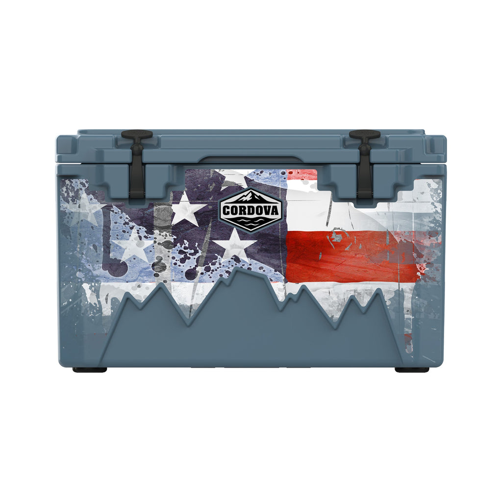 American Flag Hard Cooler
