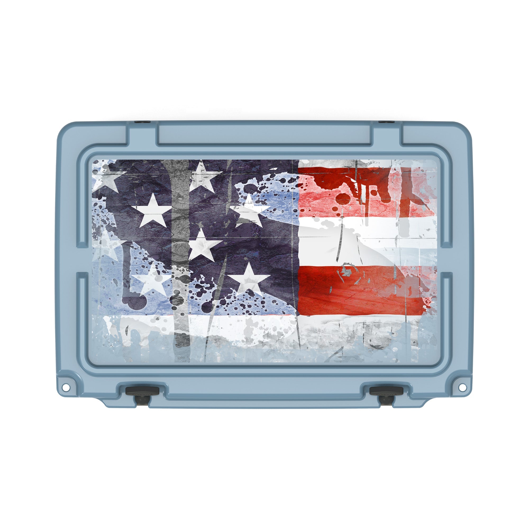 American Flag Hard Cooler