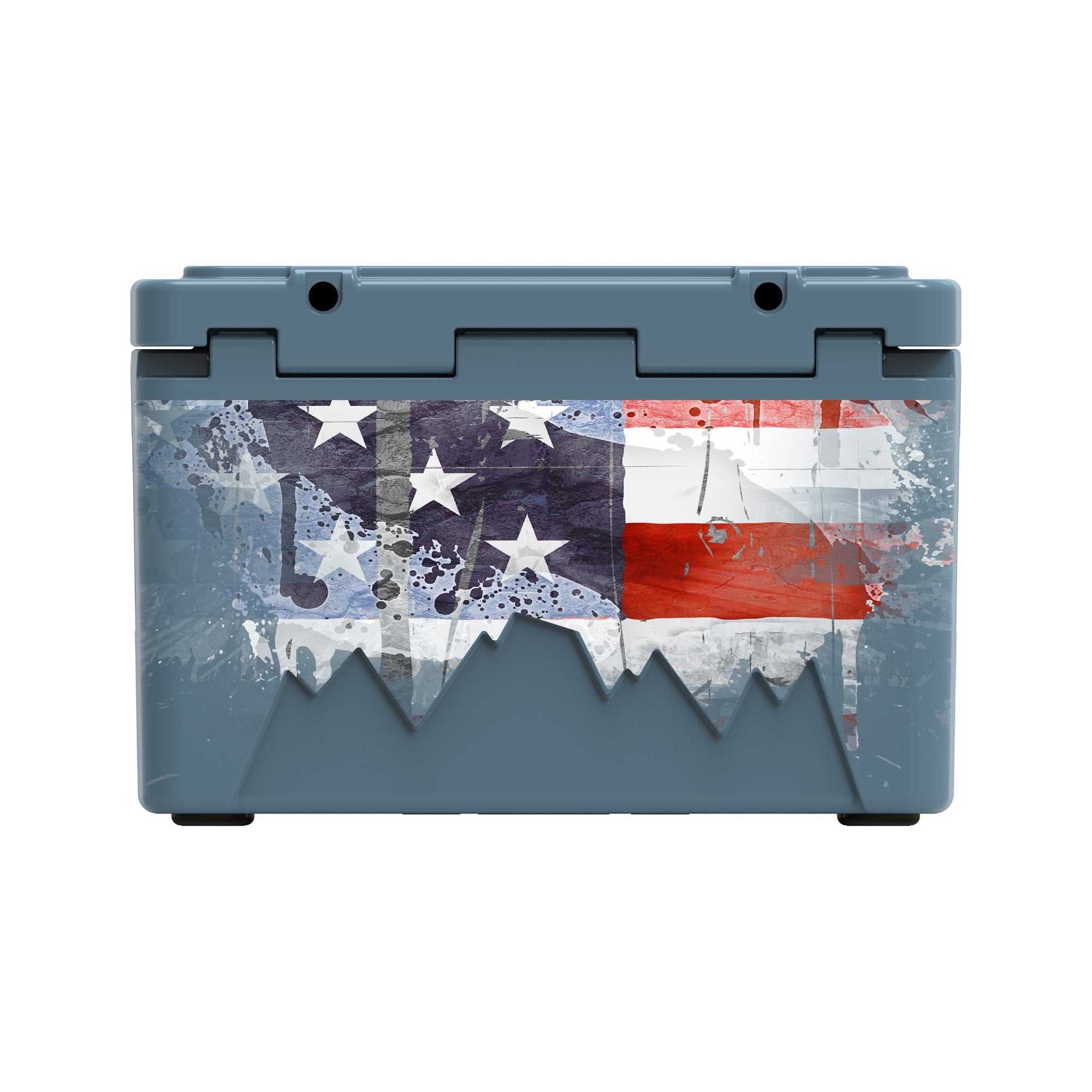 American Flag Hard Cooler