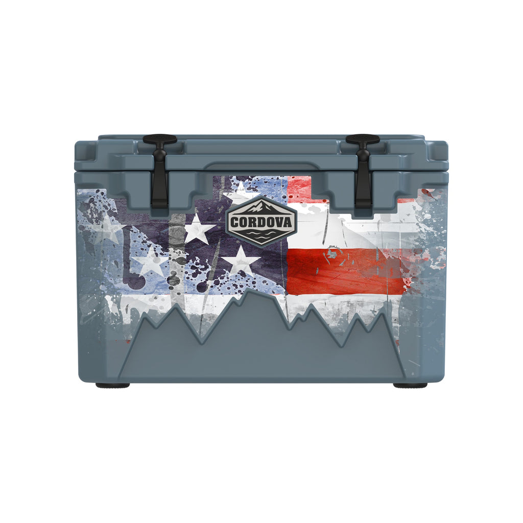 American Flag Hard Cooler