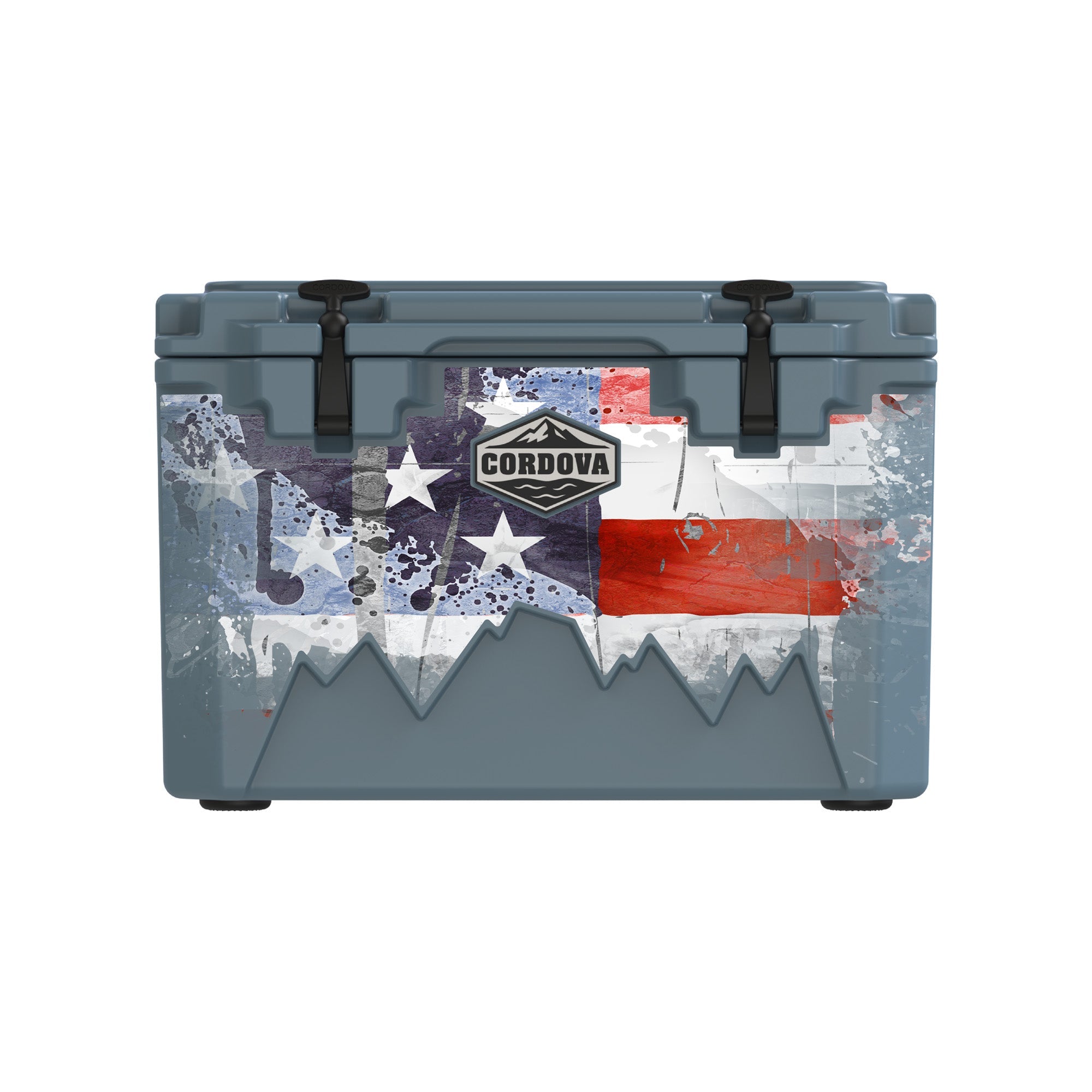American Flag Hard Cooler