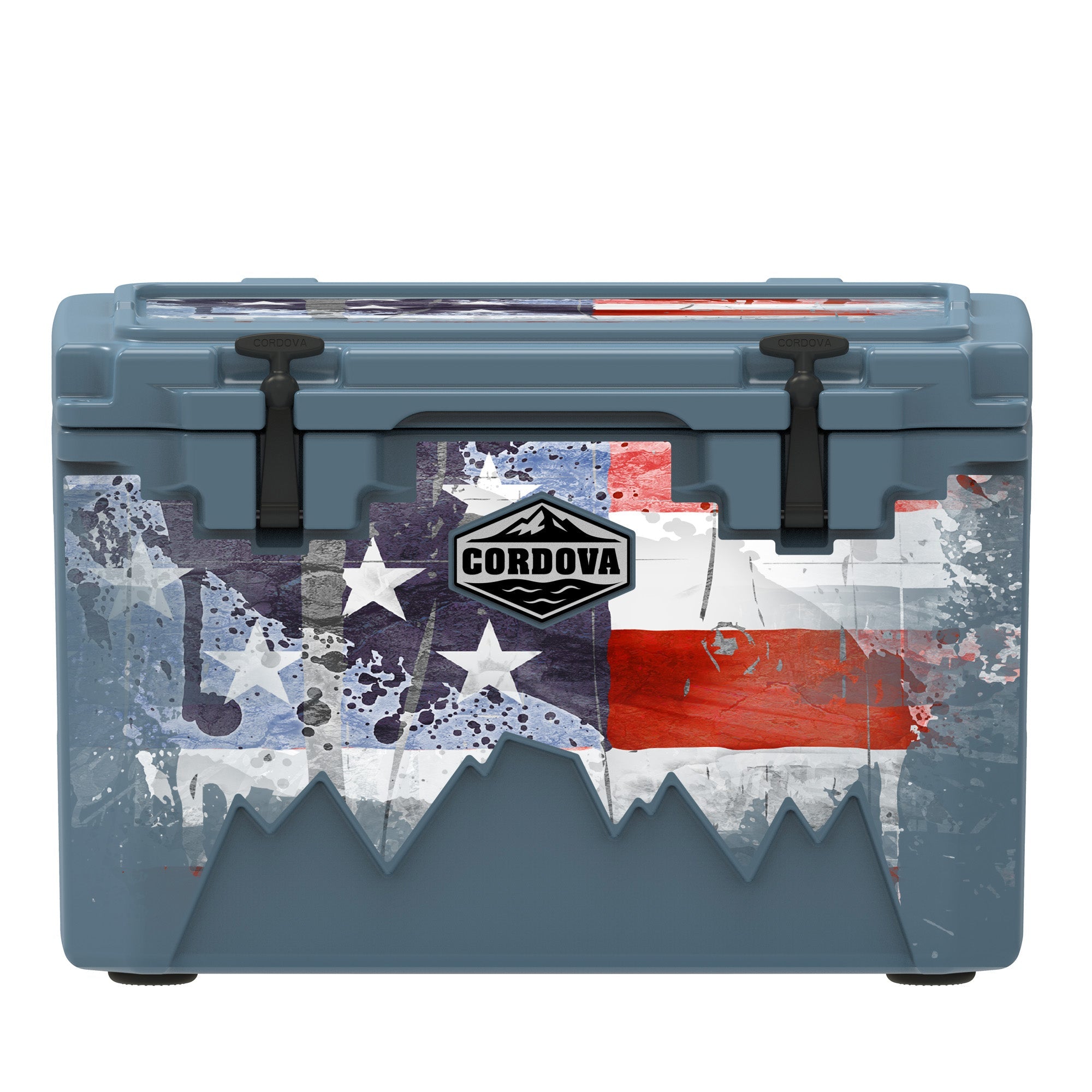 American Flag Hard Cooler