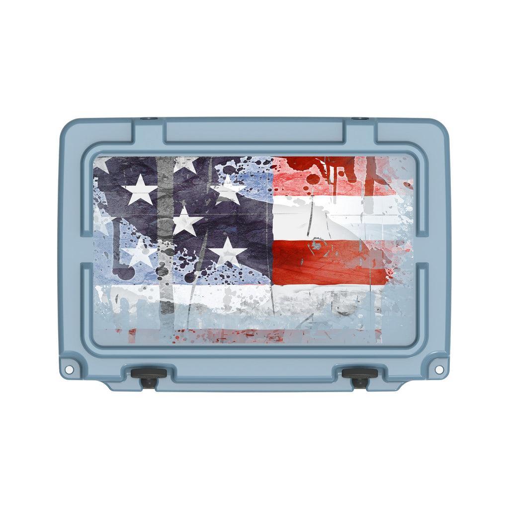 American Flag Hard Cooler