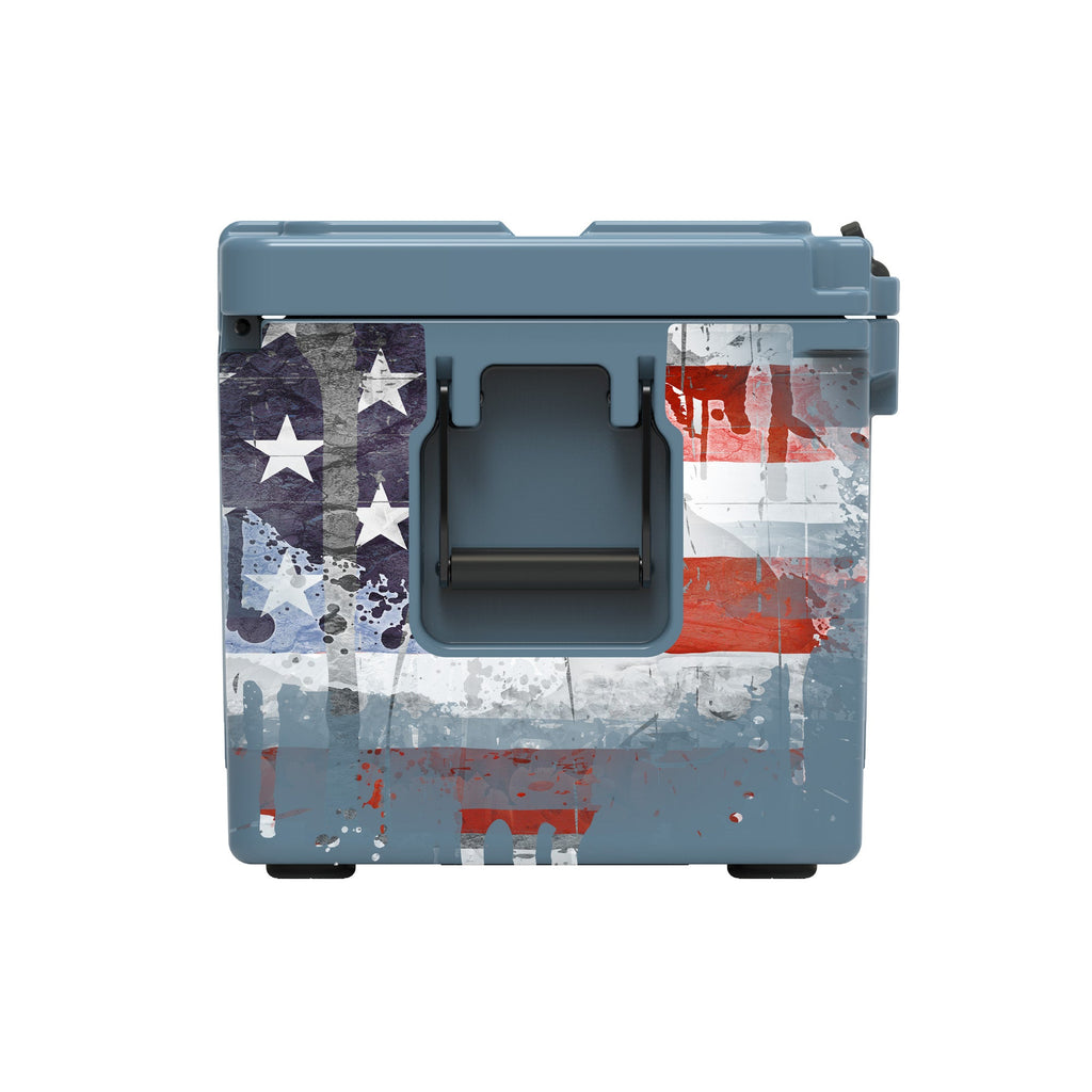 American Flag Hard Cooler