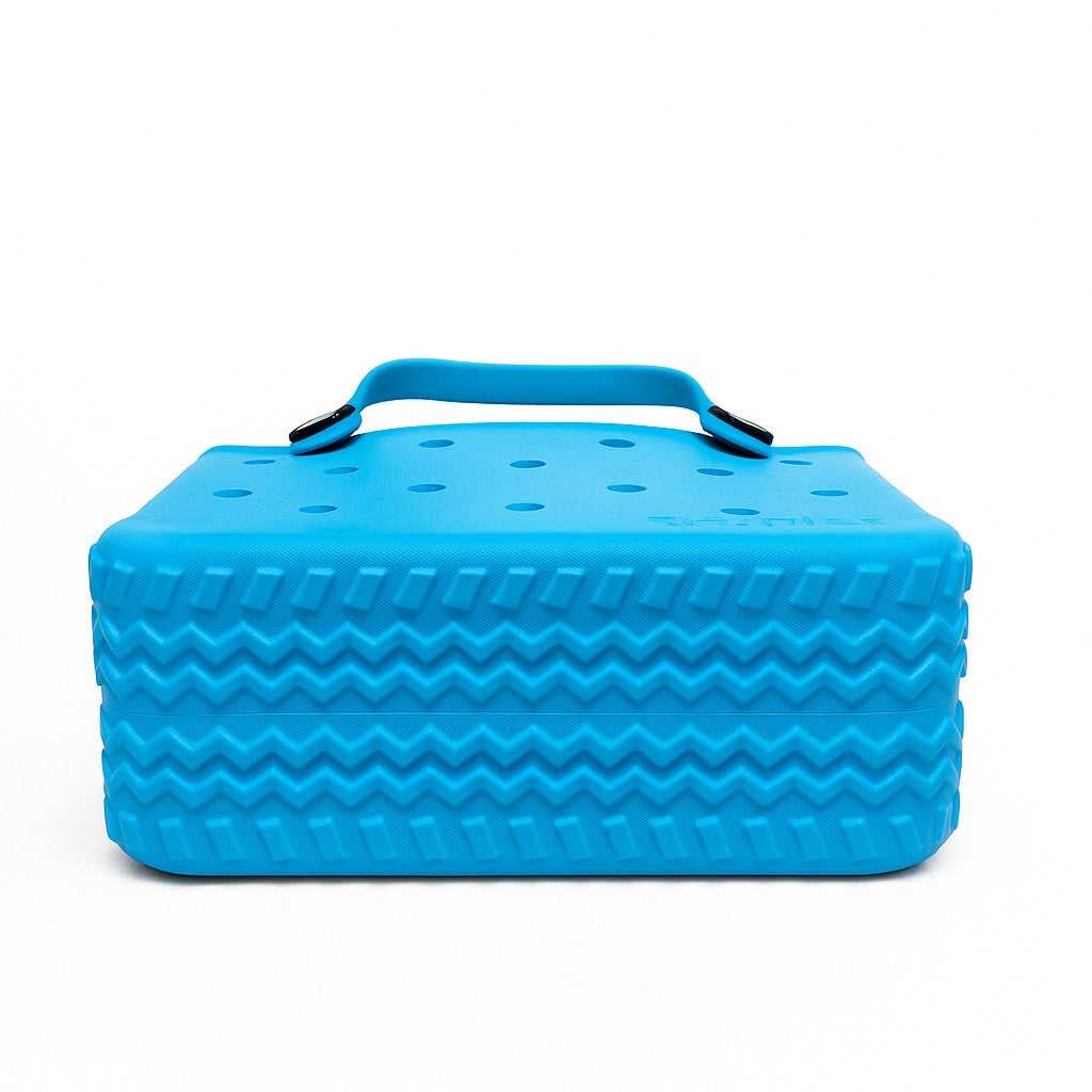 Rubber Tote Bag Set of 3 (XL/M/S) – Stylish Blue Tones EVA Bags, Great Value