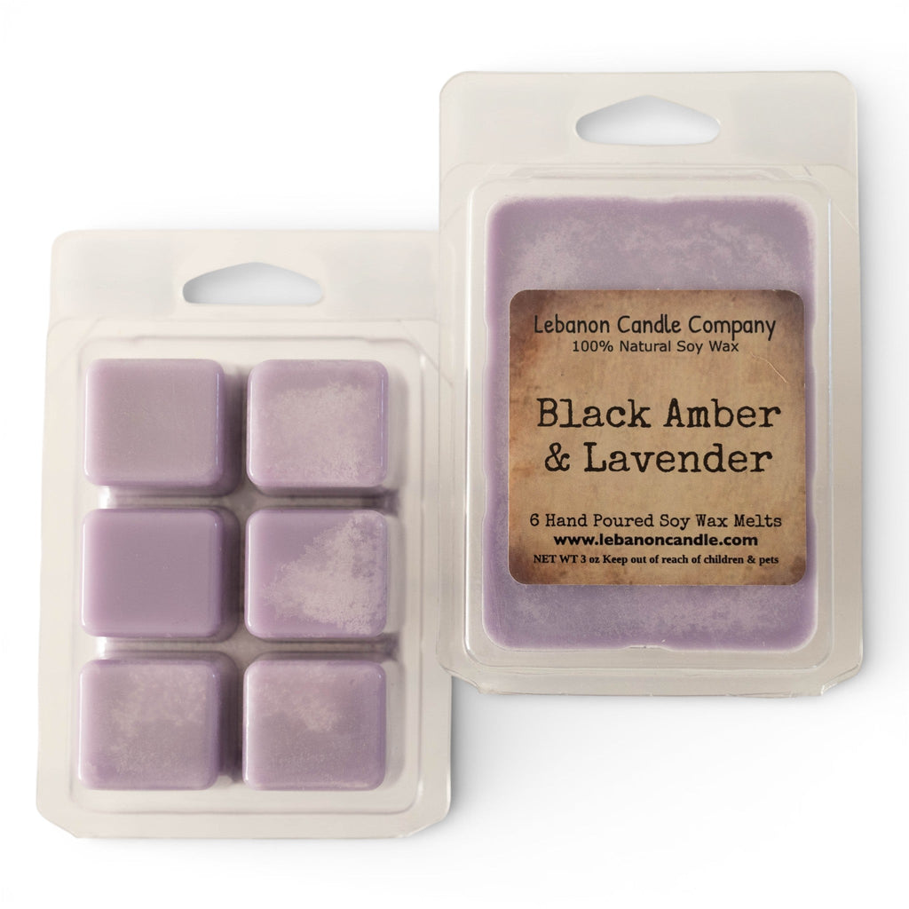 Black Amber & Lavender Wax Melt