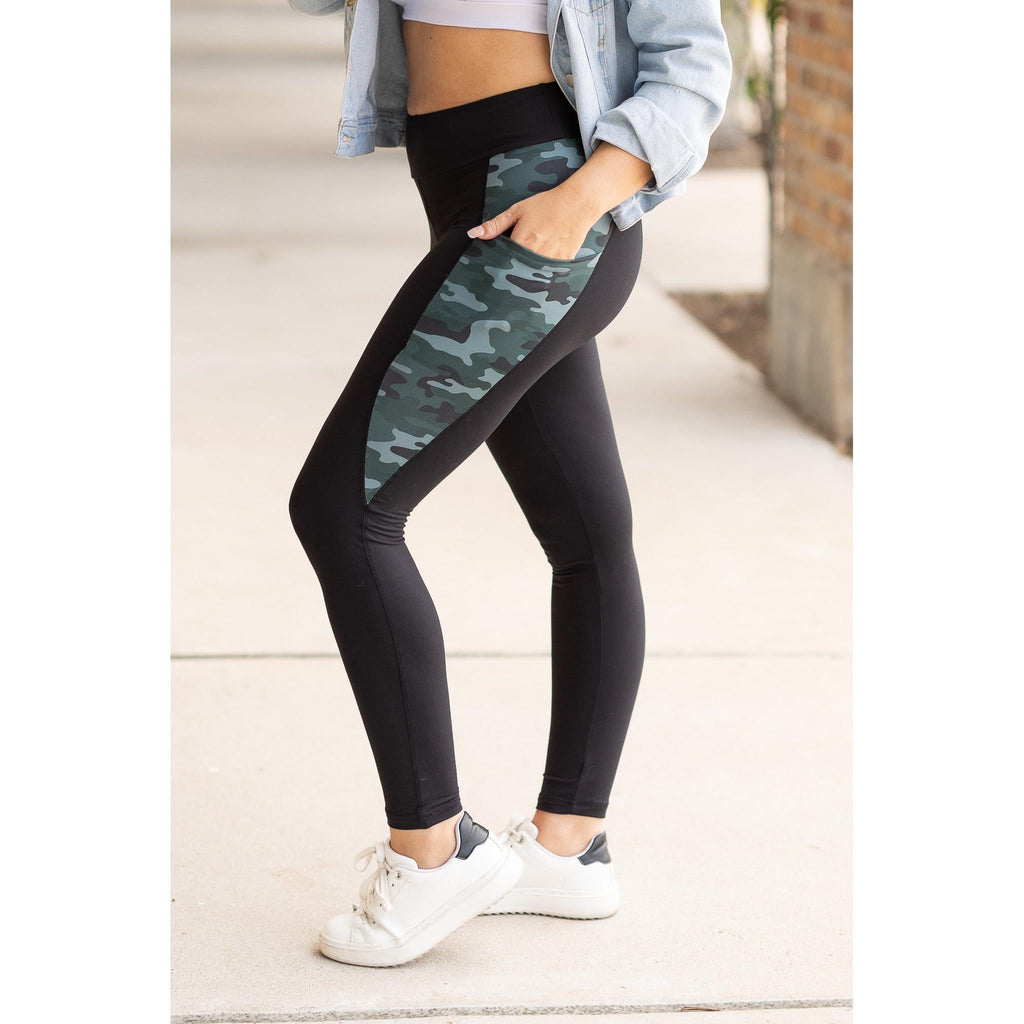 Celeste - Camo Panel Leggings