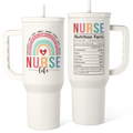 White Nurse Slidemate | Slider Tumbler with Handle 40oz