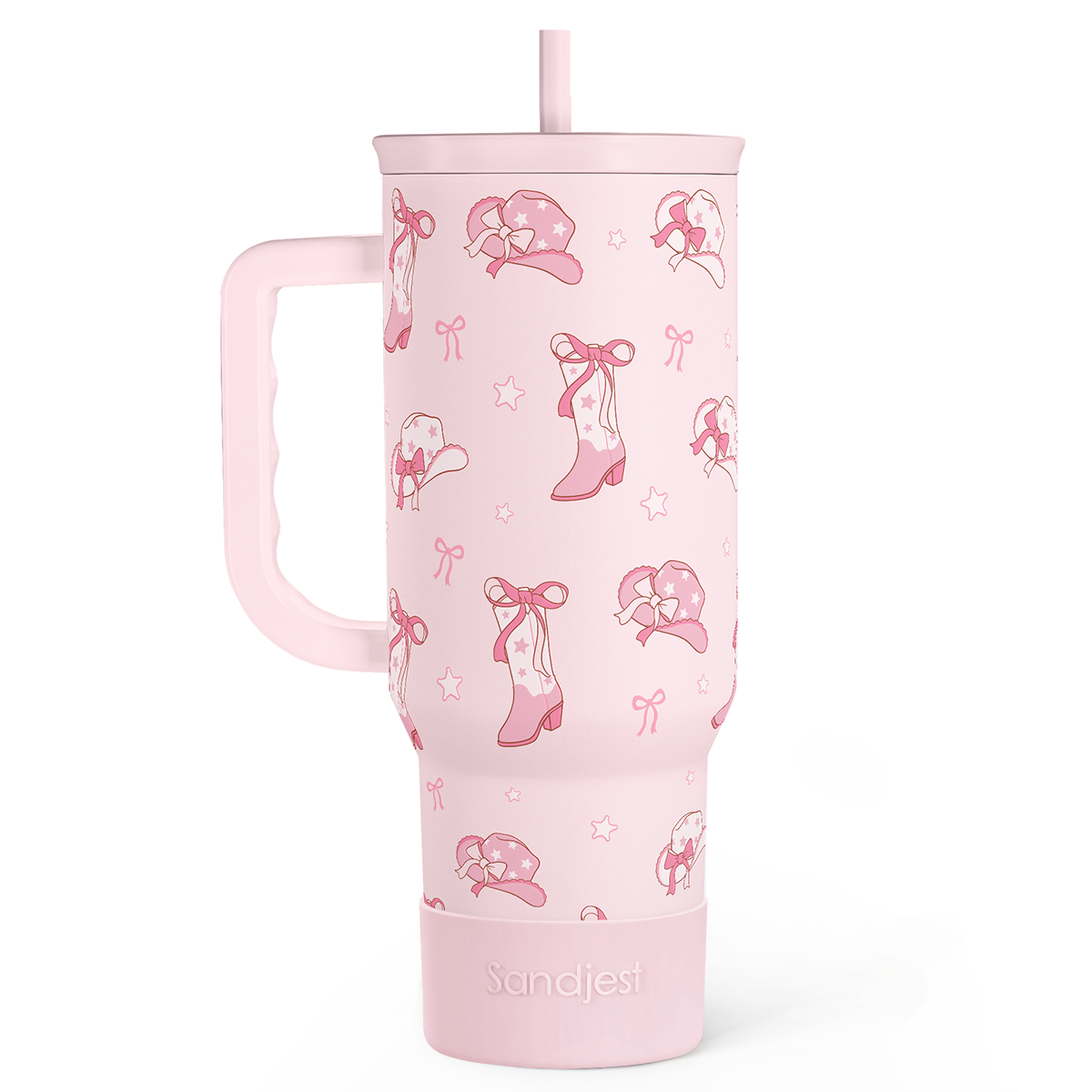 Pink Cowgirl Slidemate | Slider Tumbler with Handle 40oz