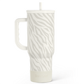 Grey Zebra Slidemate | Slider Tumbler with Handle 40oz