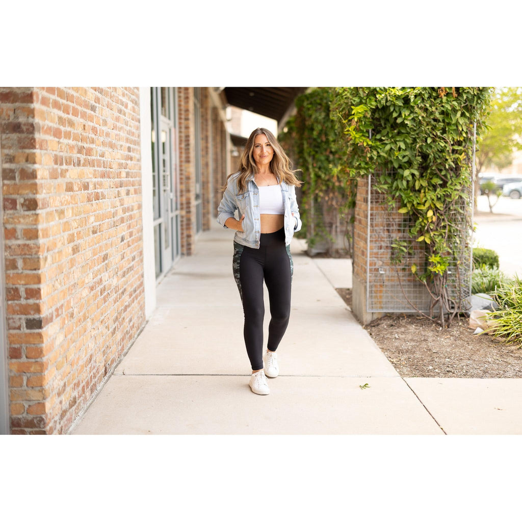 Celeste - Camo Panel Leggings