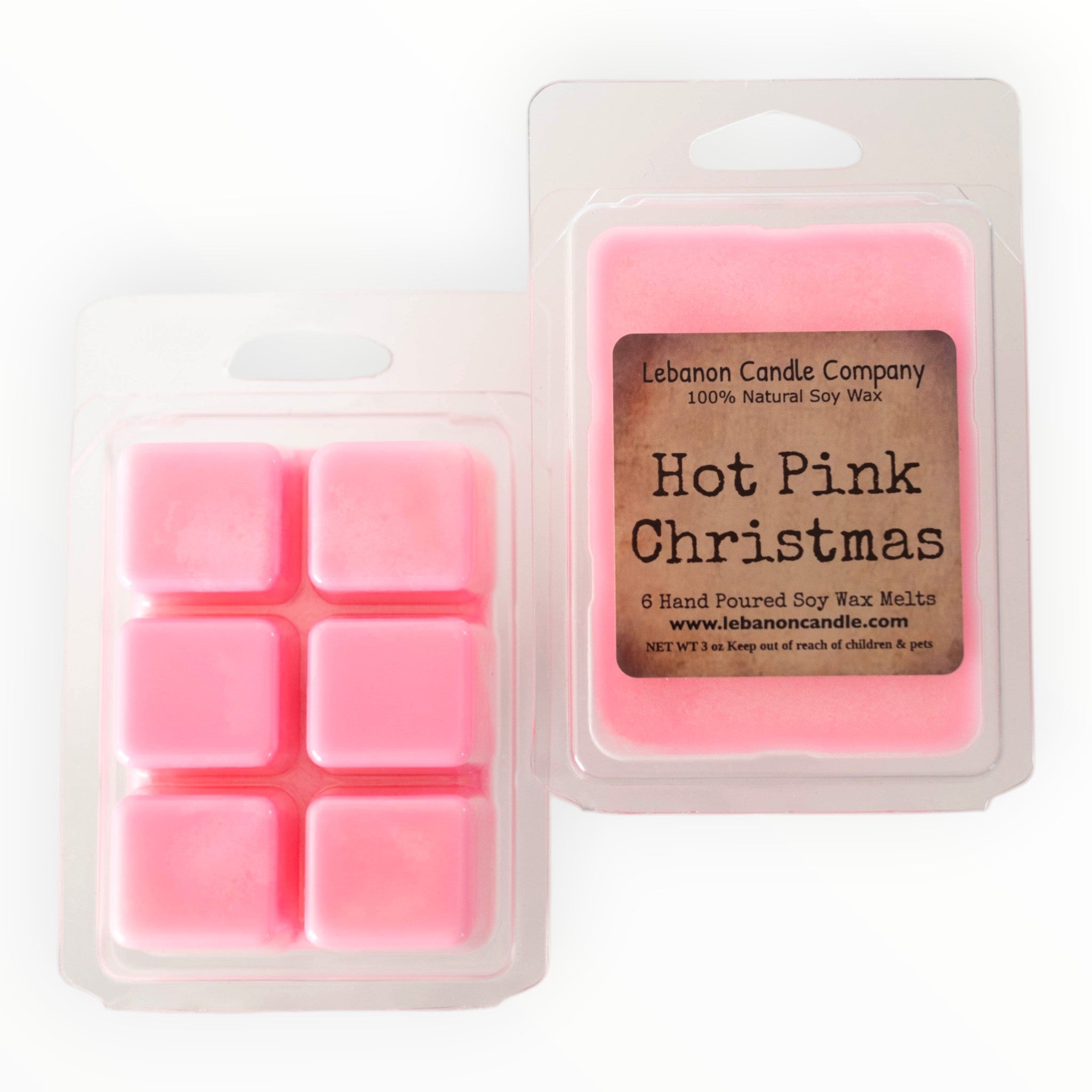 Hot Pink Christmas Wax Melt