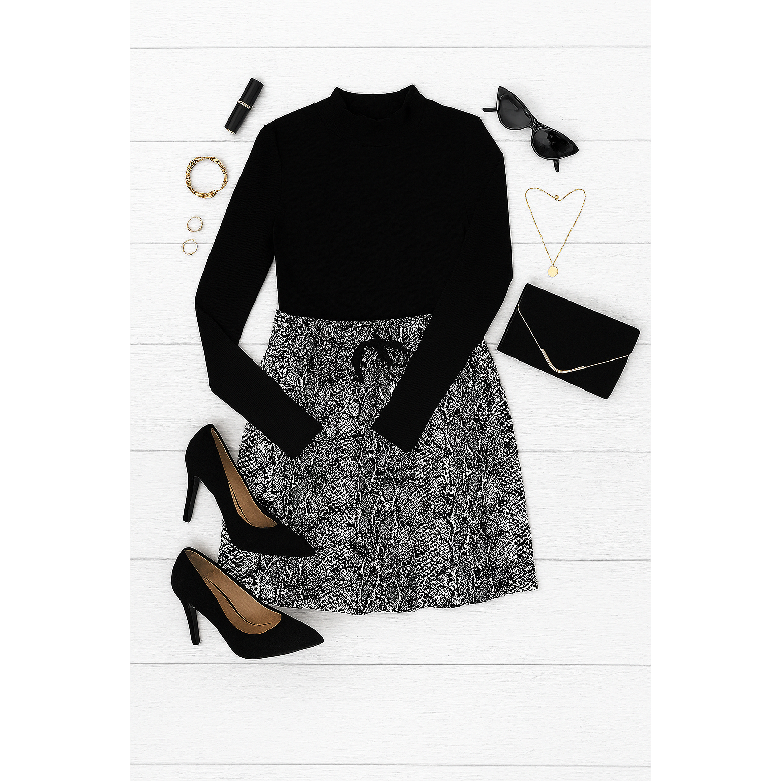Sydney Snakeskin Jogger Skirt