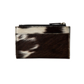 Bifold Cowhide Card Holder: Black