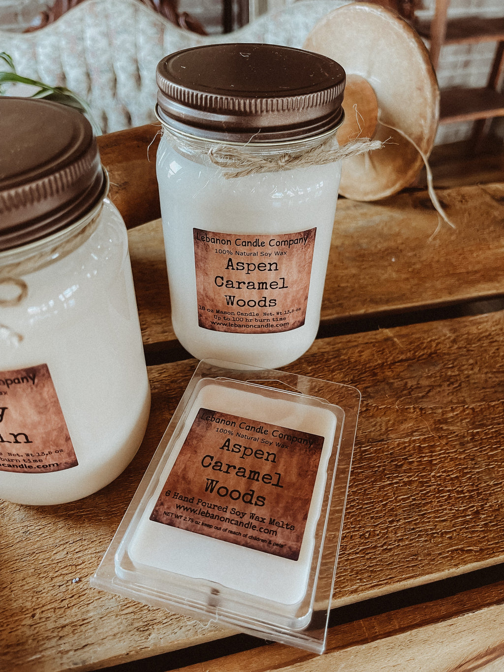 Aspen Caramel Woods Wax Melt