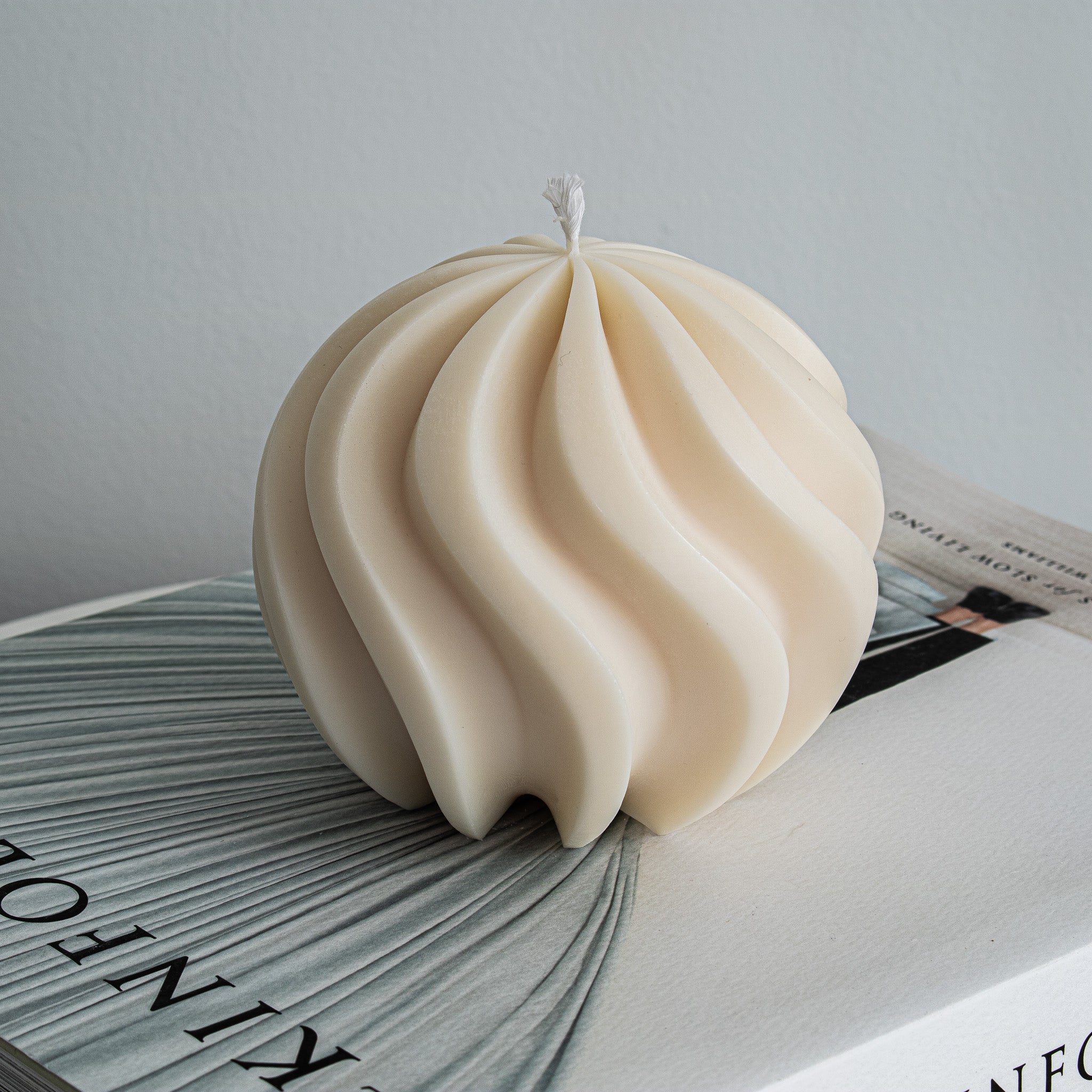 Swirl Ball Candle