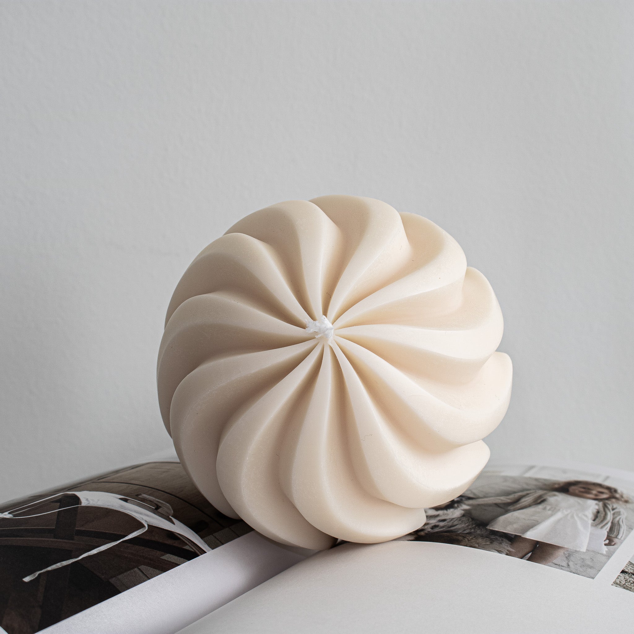 Swirl Ball Candle