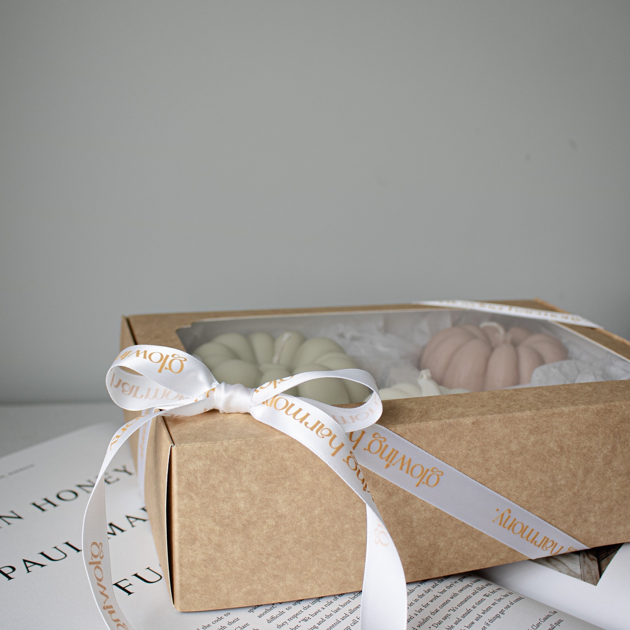 Pumpkin Candle Set in Gift Box, Autumn Pumpkin Candles